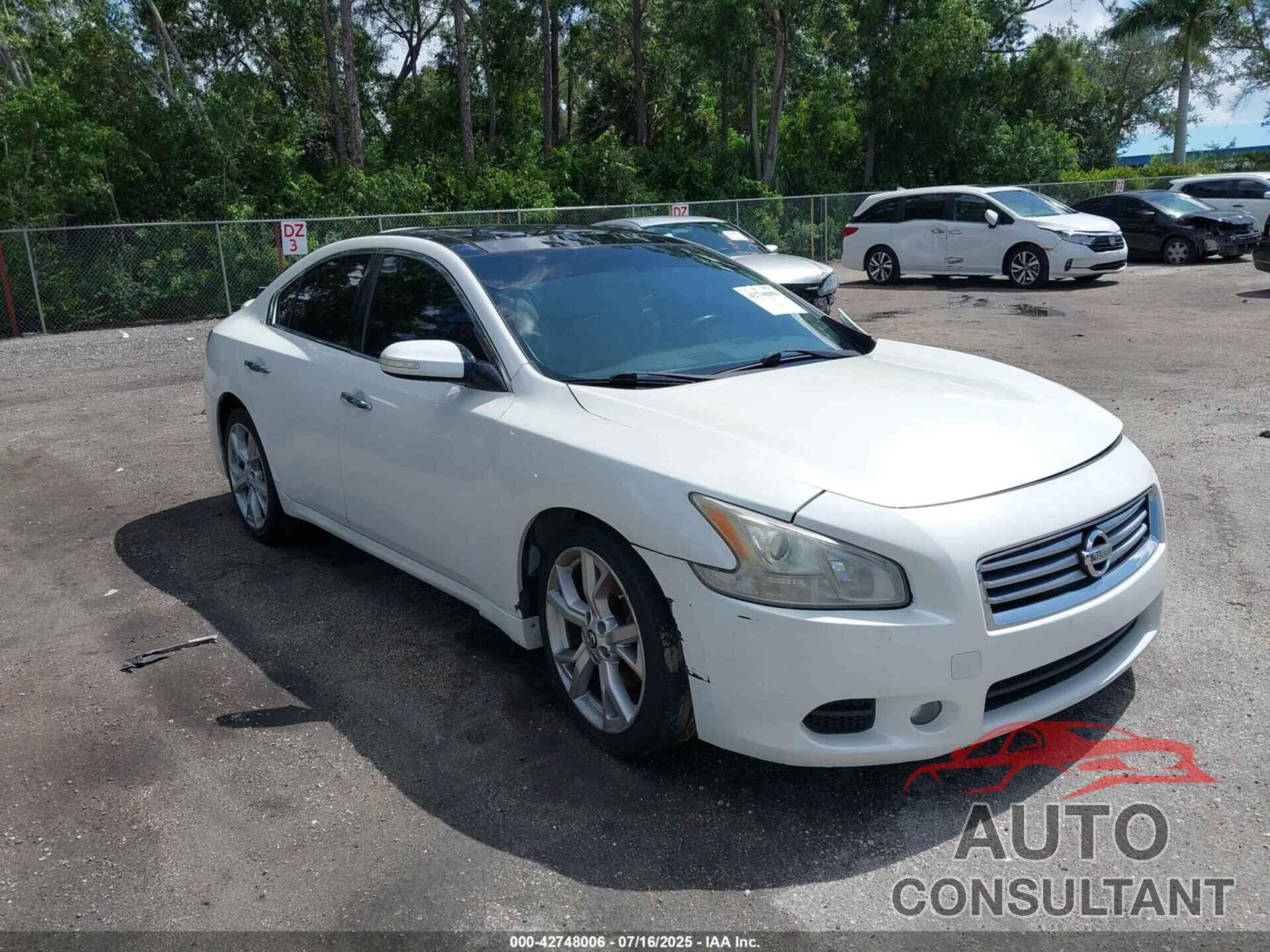 NISSAN MAXIMA 2013 - 1N4AA5AP8DC834246