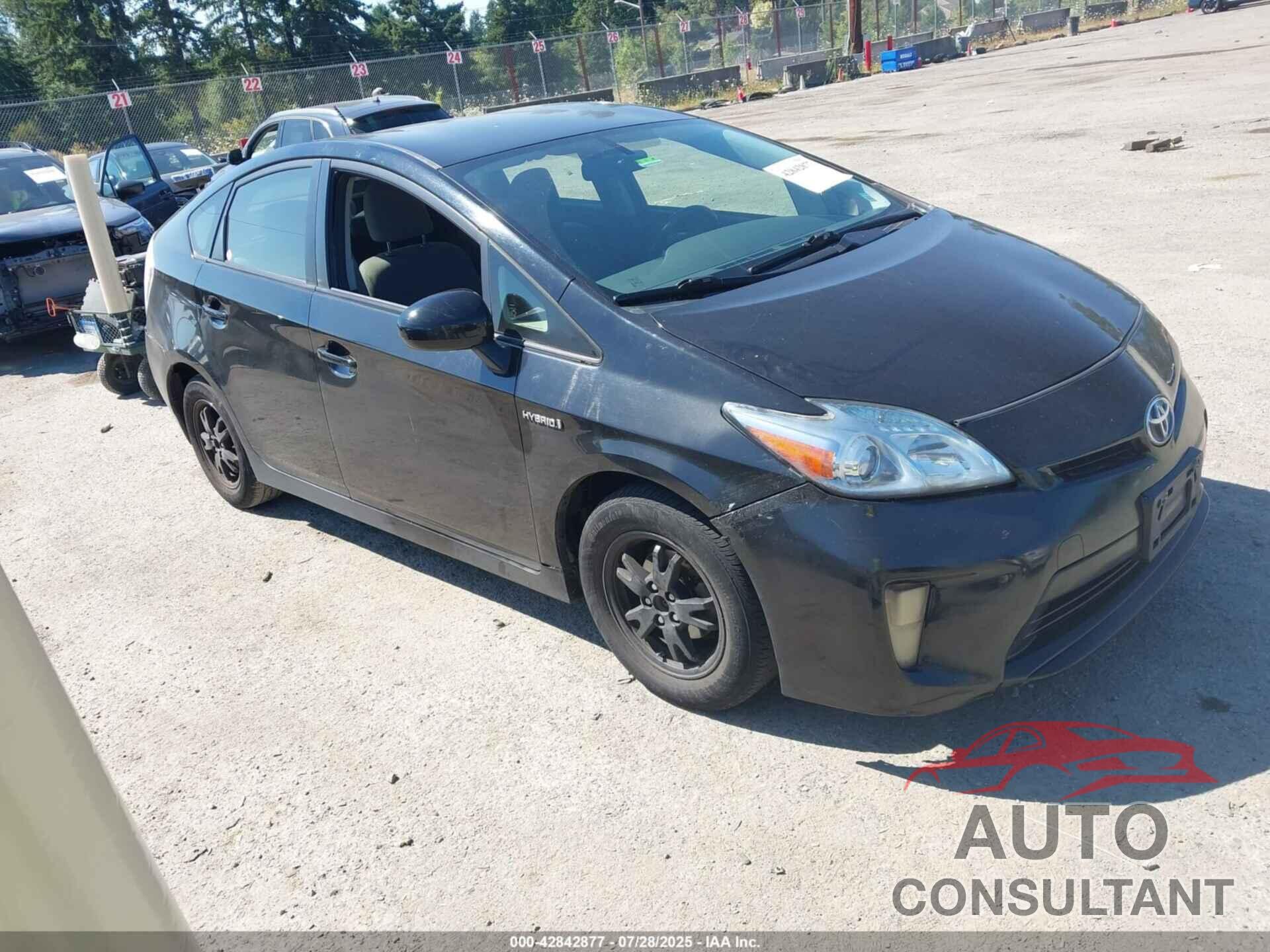TOYOTA PRIUS 2015 - JTDKN3DUXF1972281