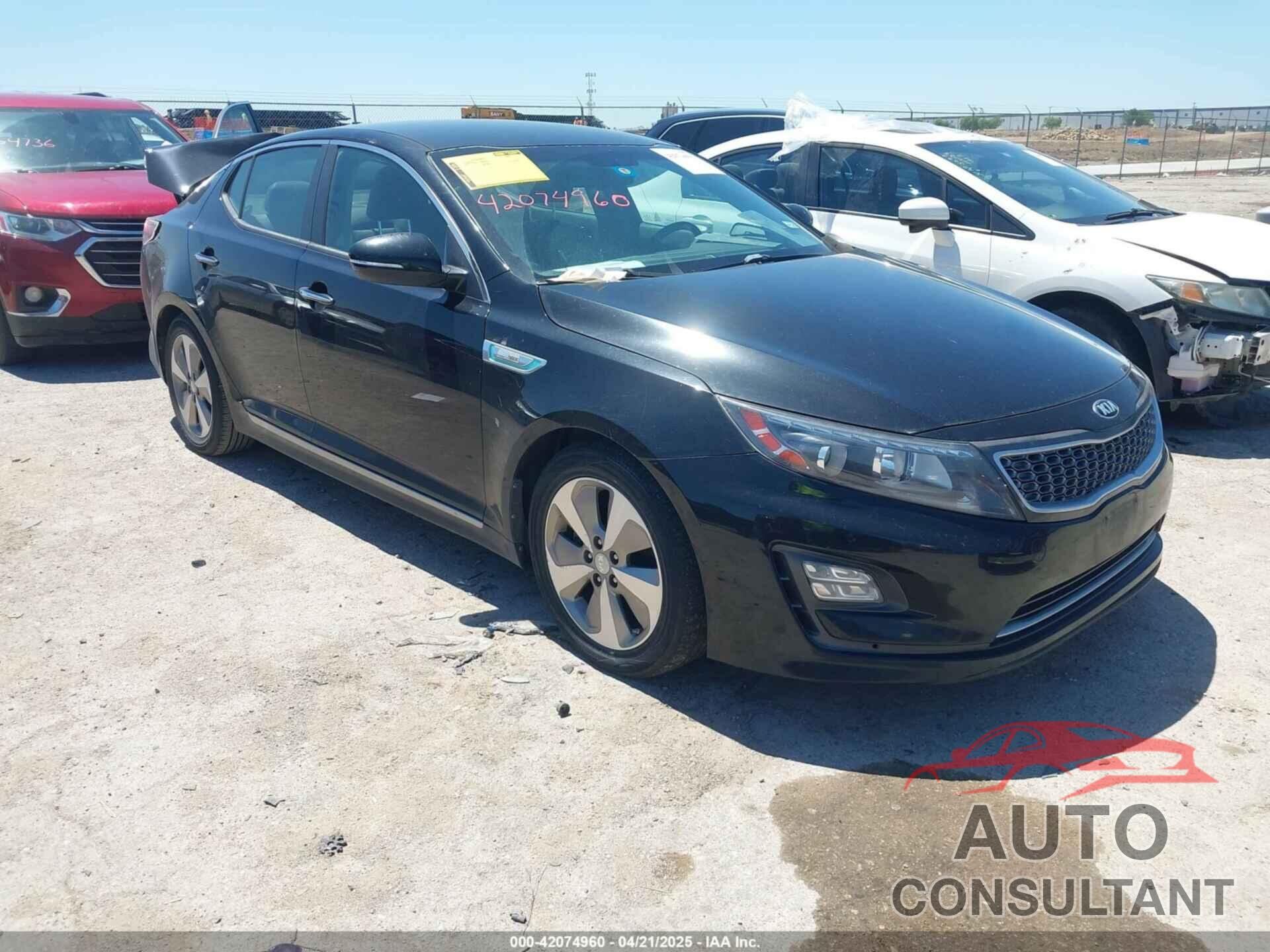 KIA OPTIMA HYBRID 2015 - KNAGN4AD6F5091681