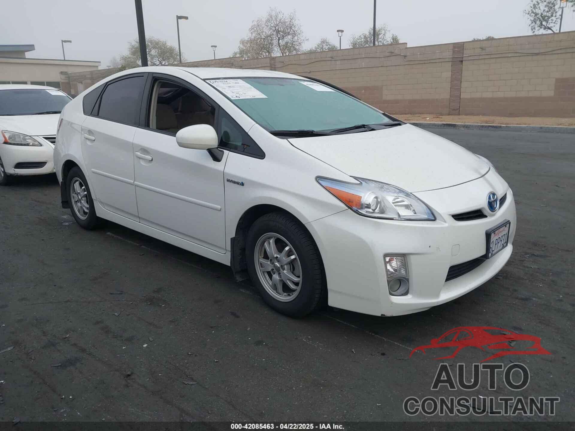 TOYOTA PRIUS 2010 - JTDKN3DU9A0121927