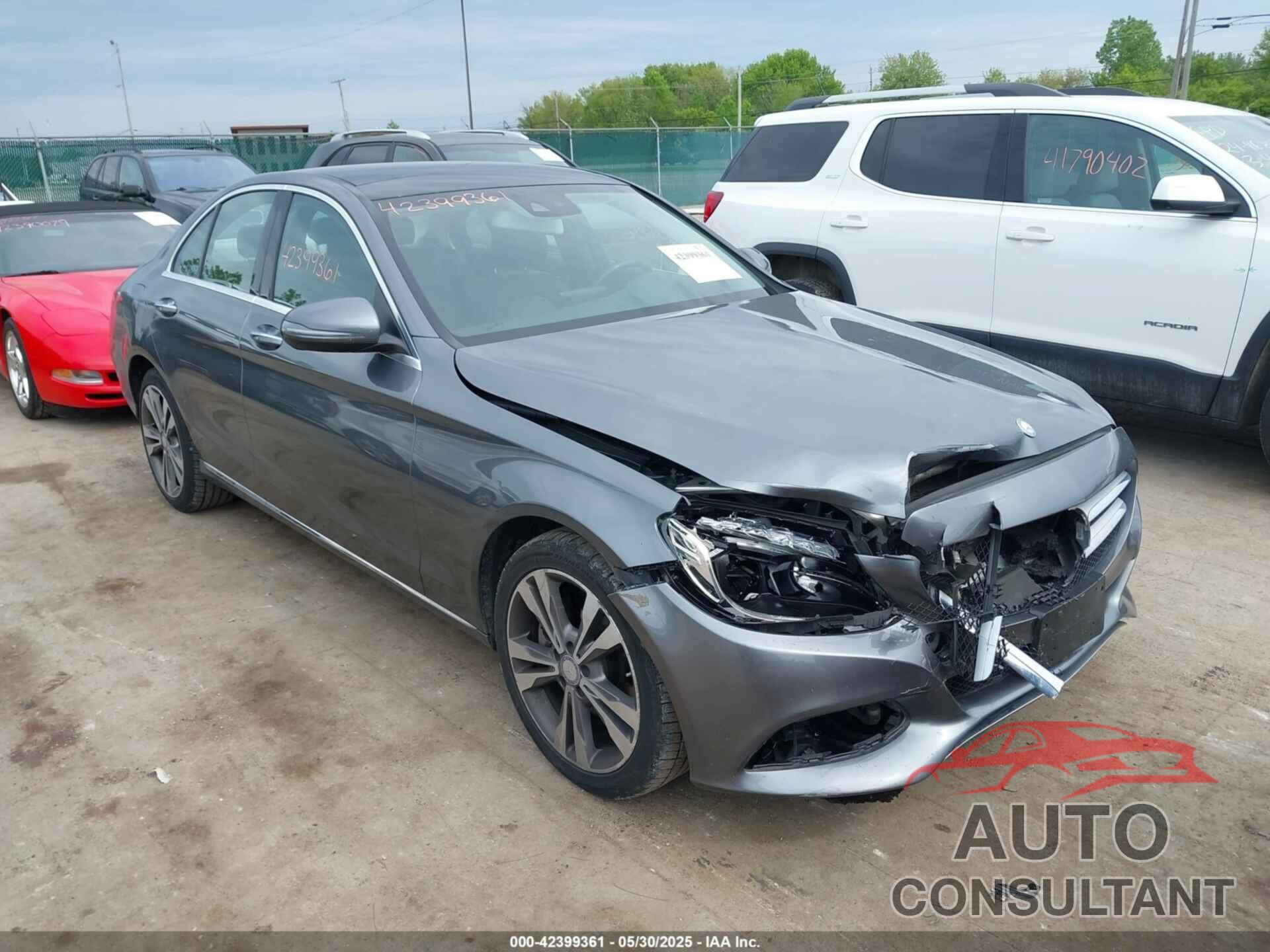 MERCEDES-BENZ C 300 2017 - 55SWF4KB1HU187792