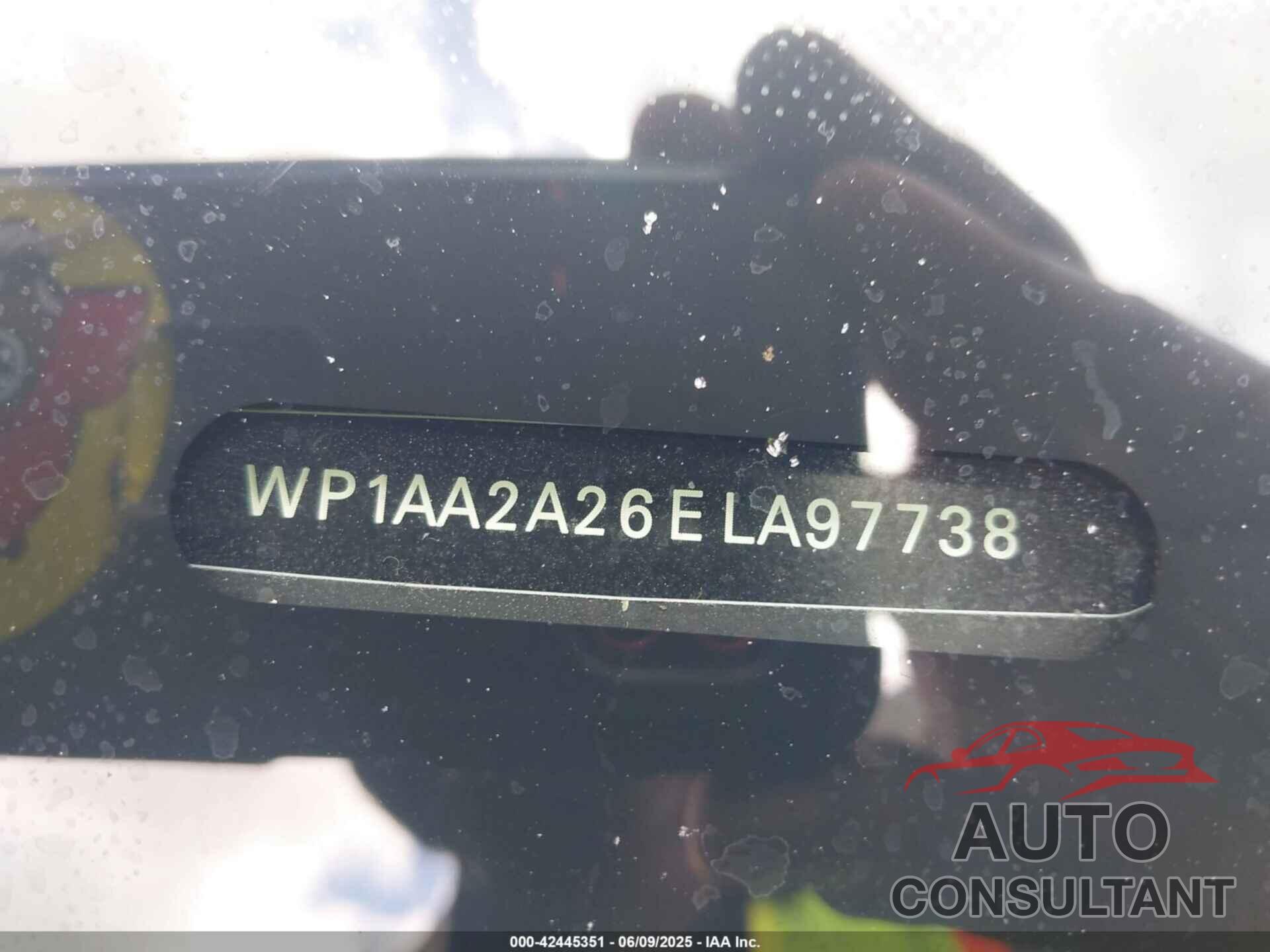 PORSCHE CAYENNE 2014 - WP1AA2A26ELA97738