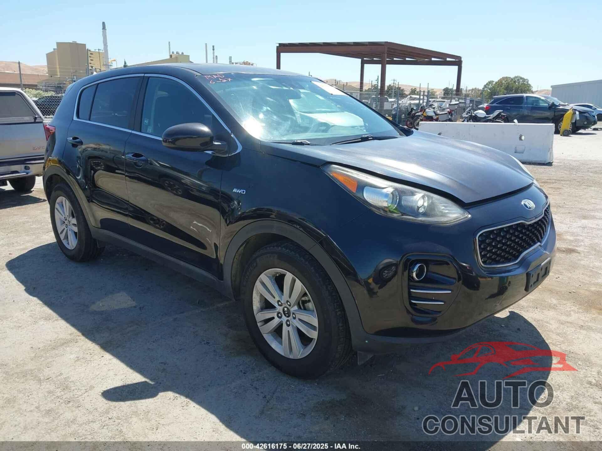 KIA SPORTAGE 2017 - KNDPMCAC6H7272729