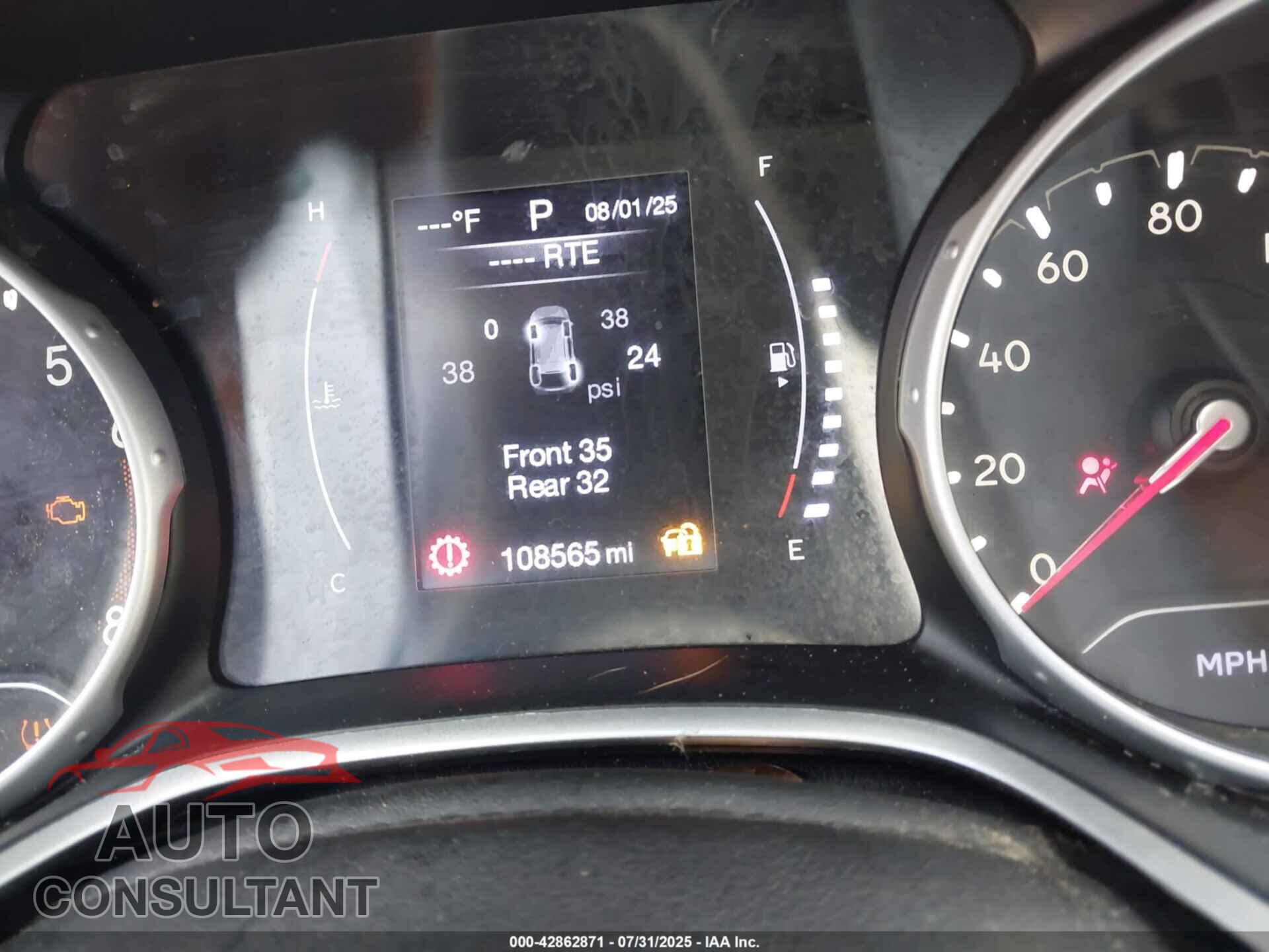 JEEP COMPASS 2019 - 3C4NJCBB0KT802623