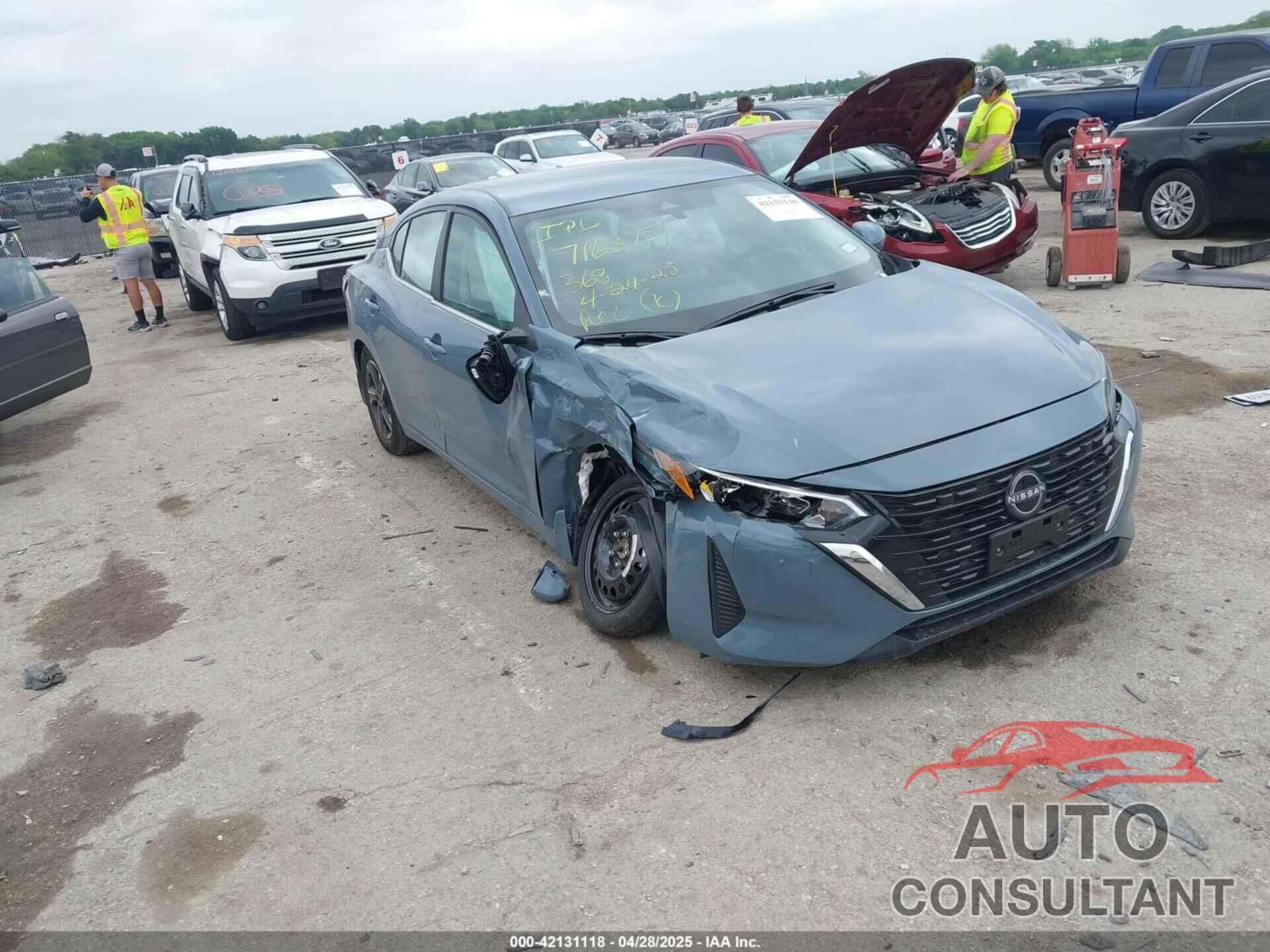 NISSAN SENTRA 2025 - 3N1AB8CV9SY250644