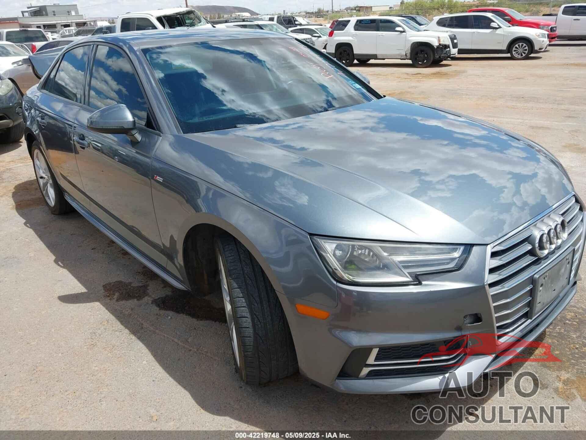 AUDI A4 2017 - WAUKMAF49HN042577