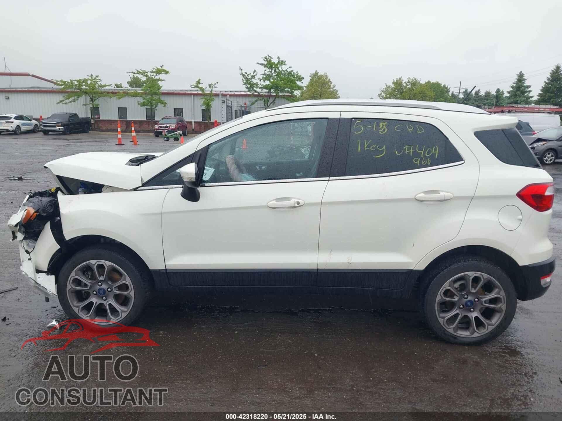 FORD ECOSPORT 2021 - MAJ6S3KL3MC404966