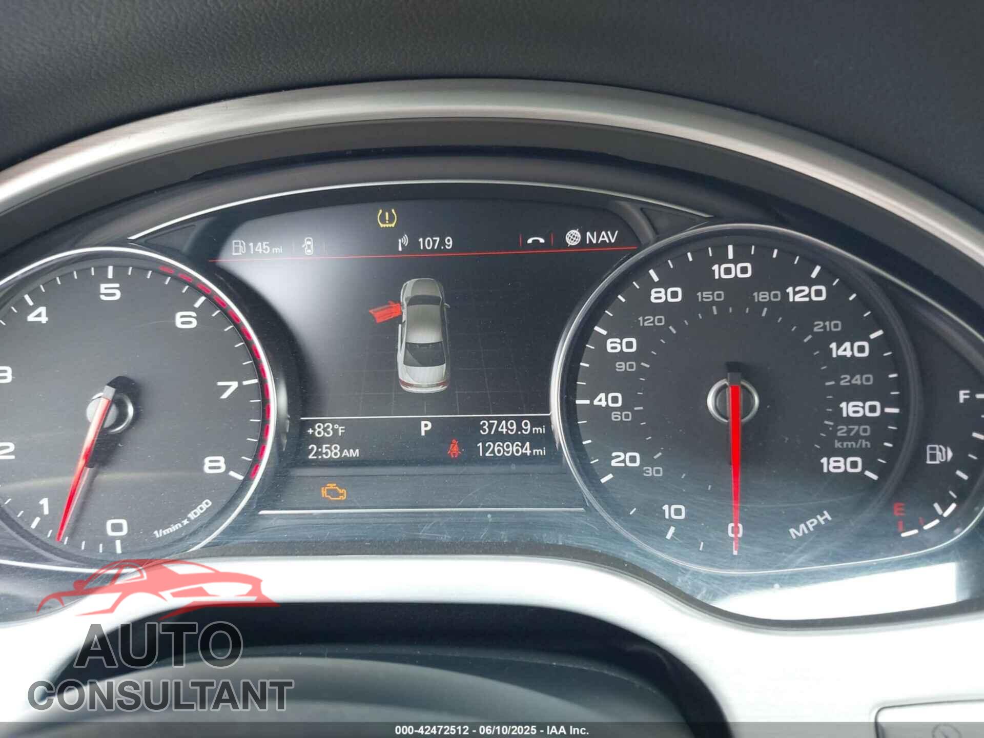 AUDI A8 2013 - WAUA2AFD5DN021950