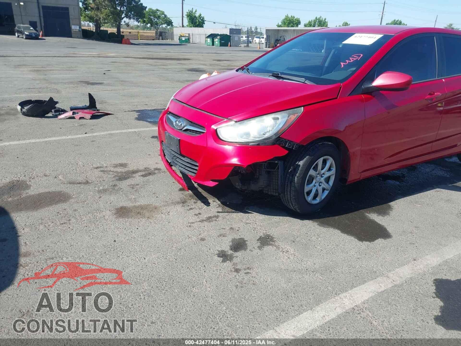 HYUNDAI ACCENT 2012 - KMHCT5AE6CU030446