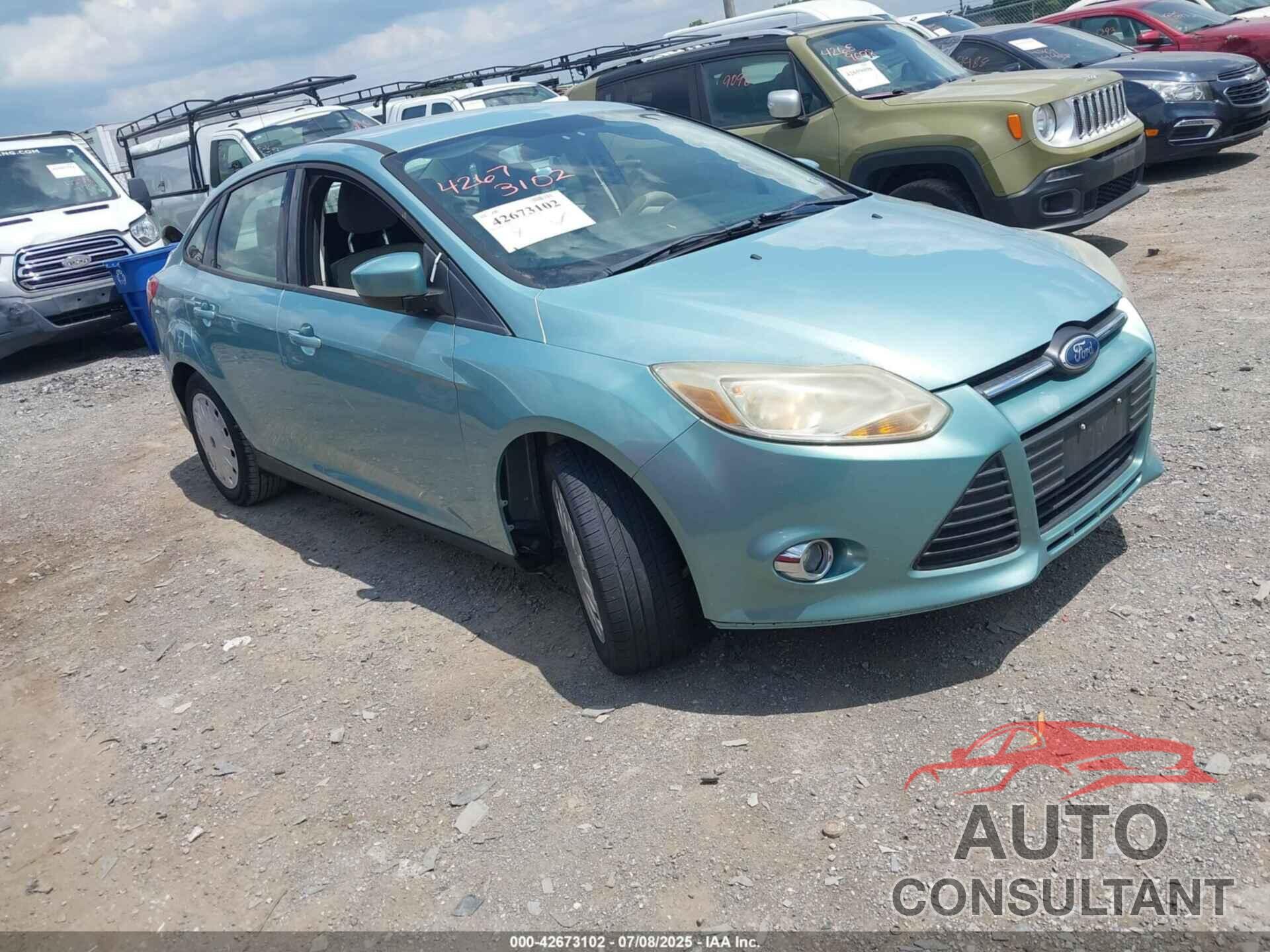 FORD FOCUS 2012 - 1FAHP3F2XCL240934
