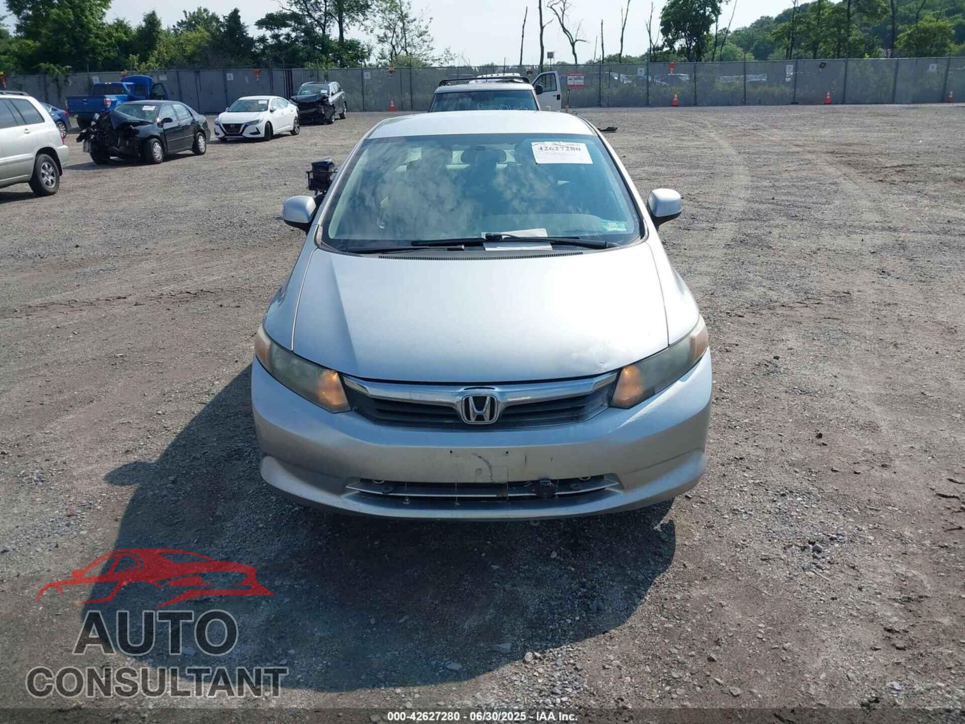 HONDA CIVIC 2012 - 19XFB2F58CE320231