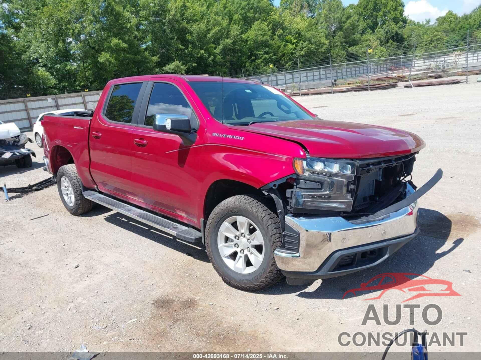 CHEVROLET SILVERADO 1500 2020 - 1GCPWCED8LZ173758