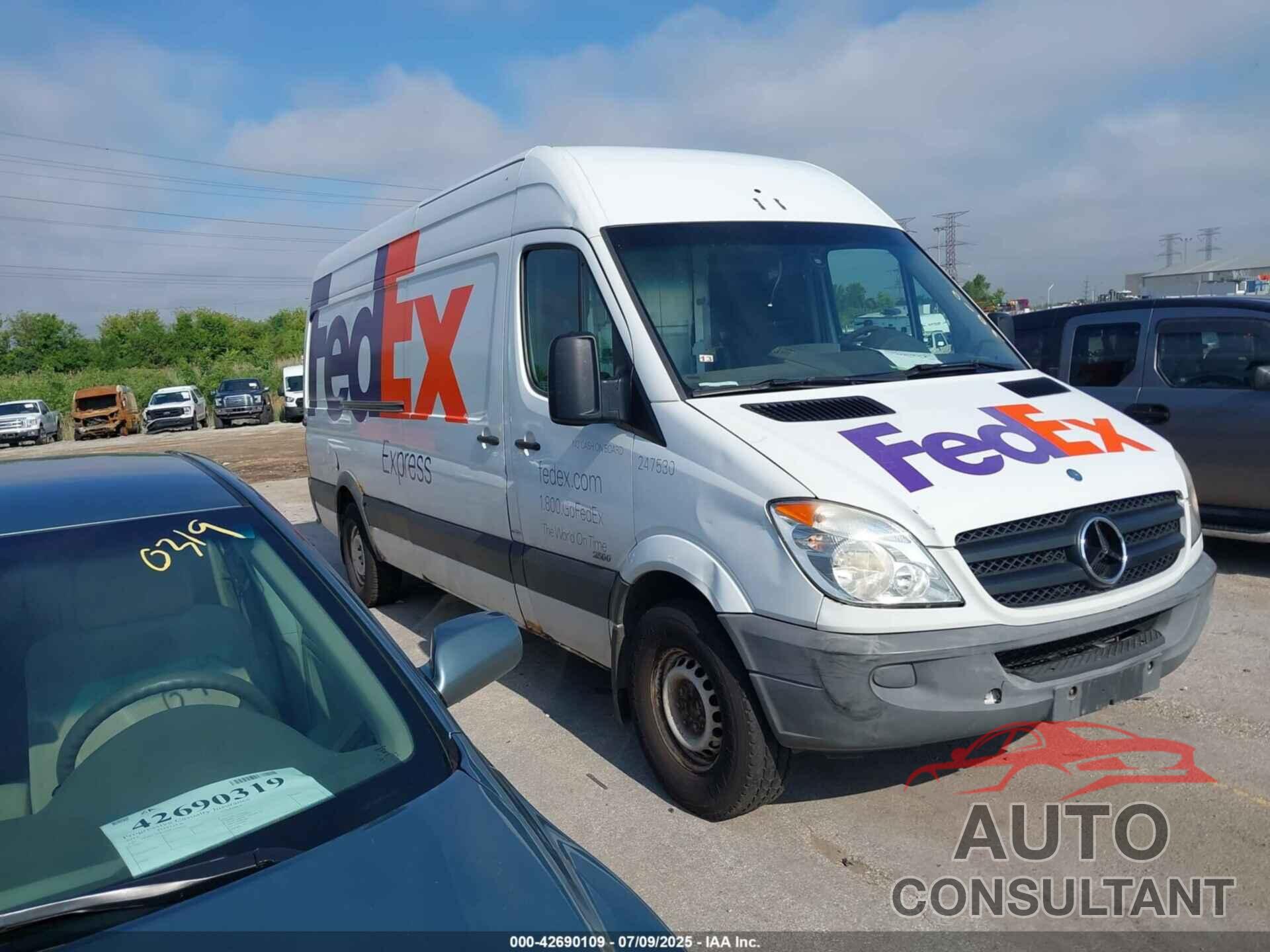 MERCEDES-BENZ SPRINTER 2500 2012 - WD3PE8CBXC5675920