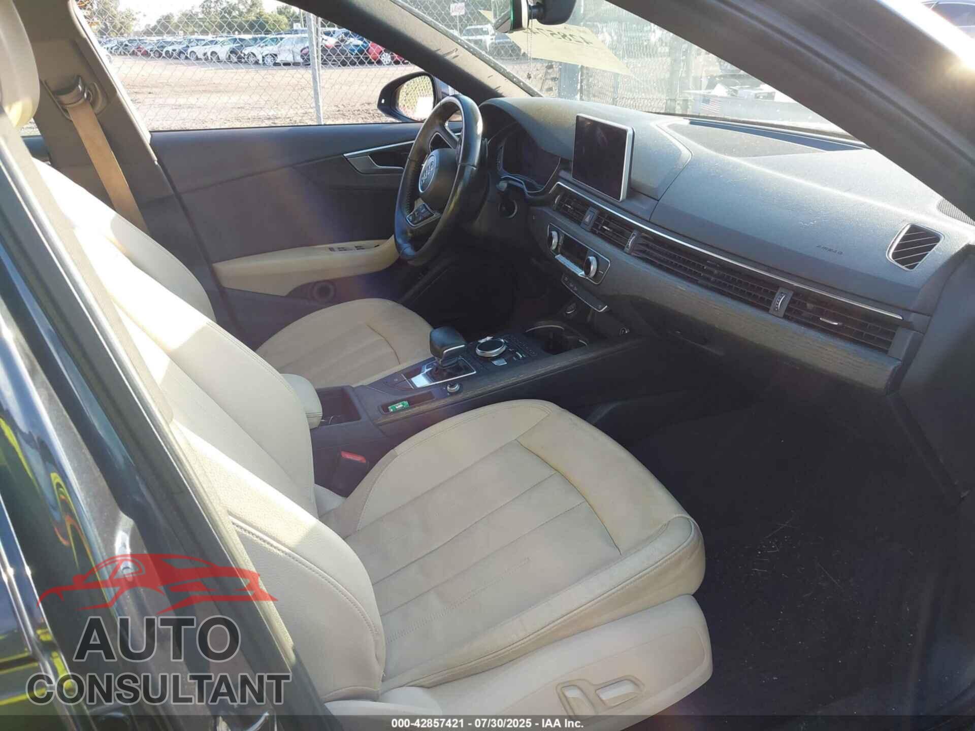 AUDI A4 2017 - WAUKMAF45HN050336