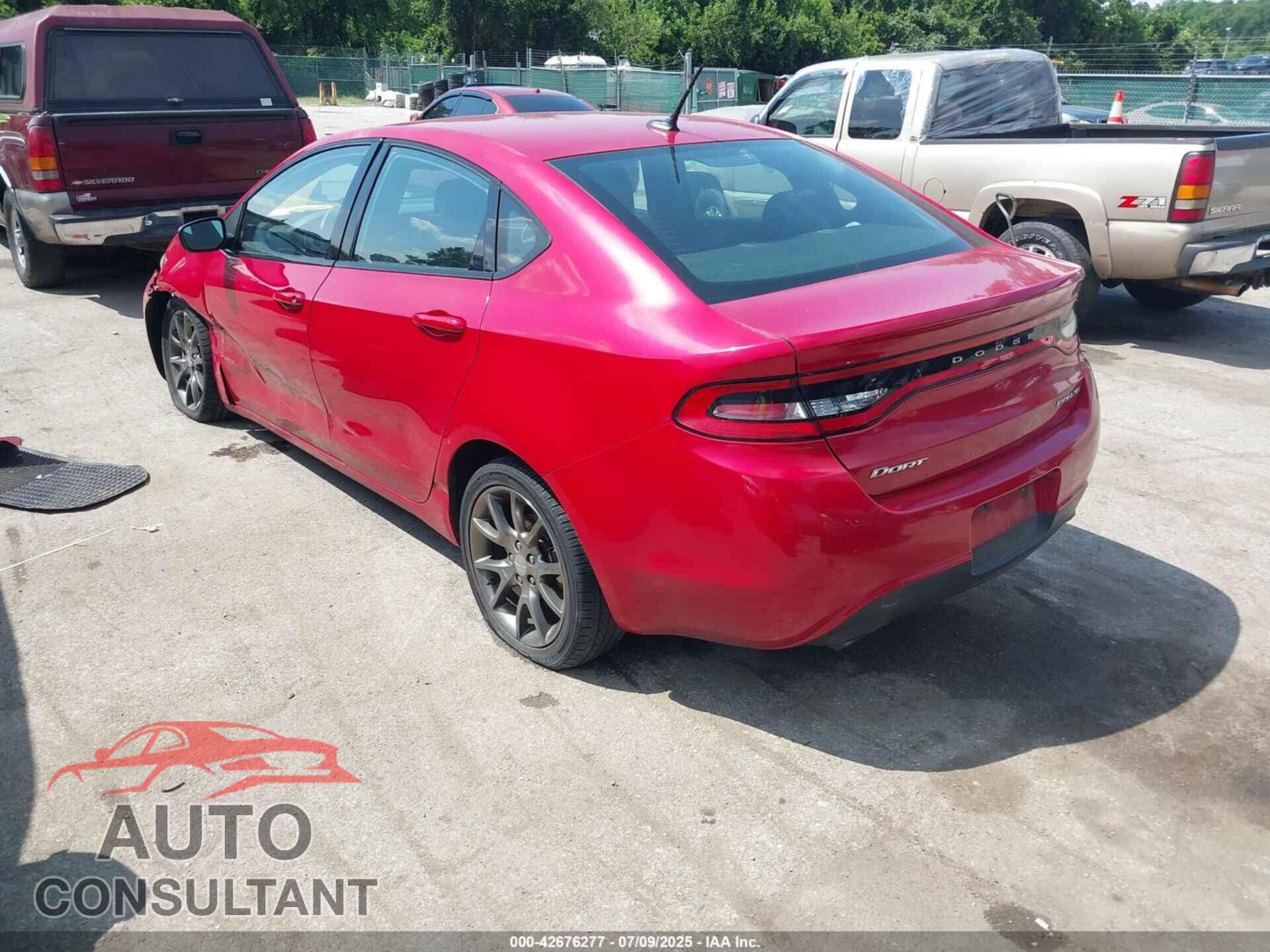 DODGE DART 2013 - 1C3CDFBA2DD307988