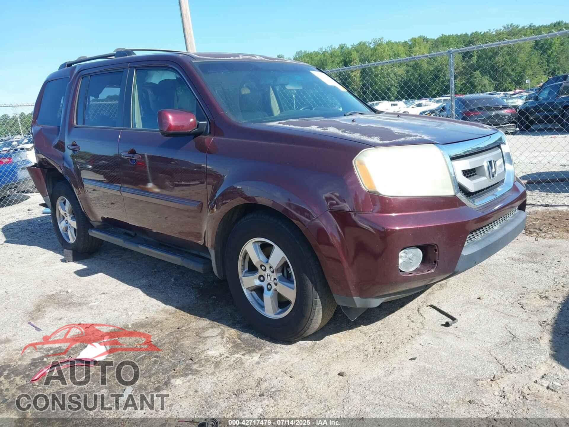 HONDA PILOT 2009 - 5FNYF48639B010618