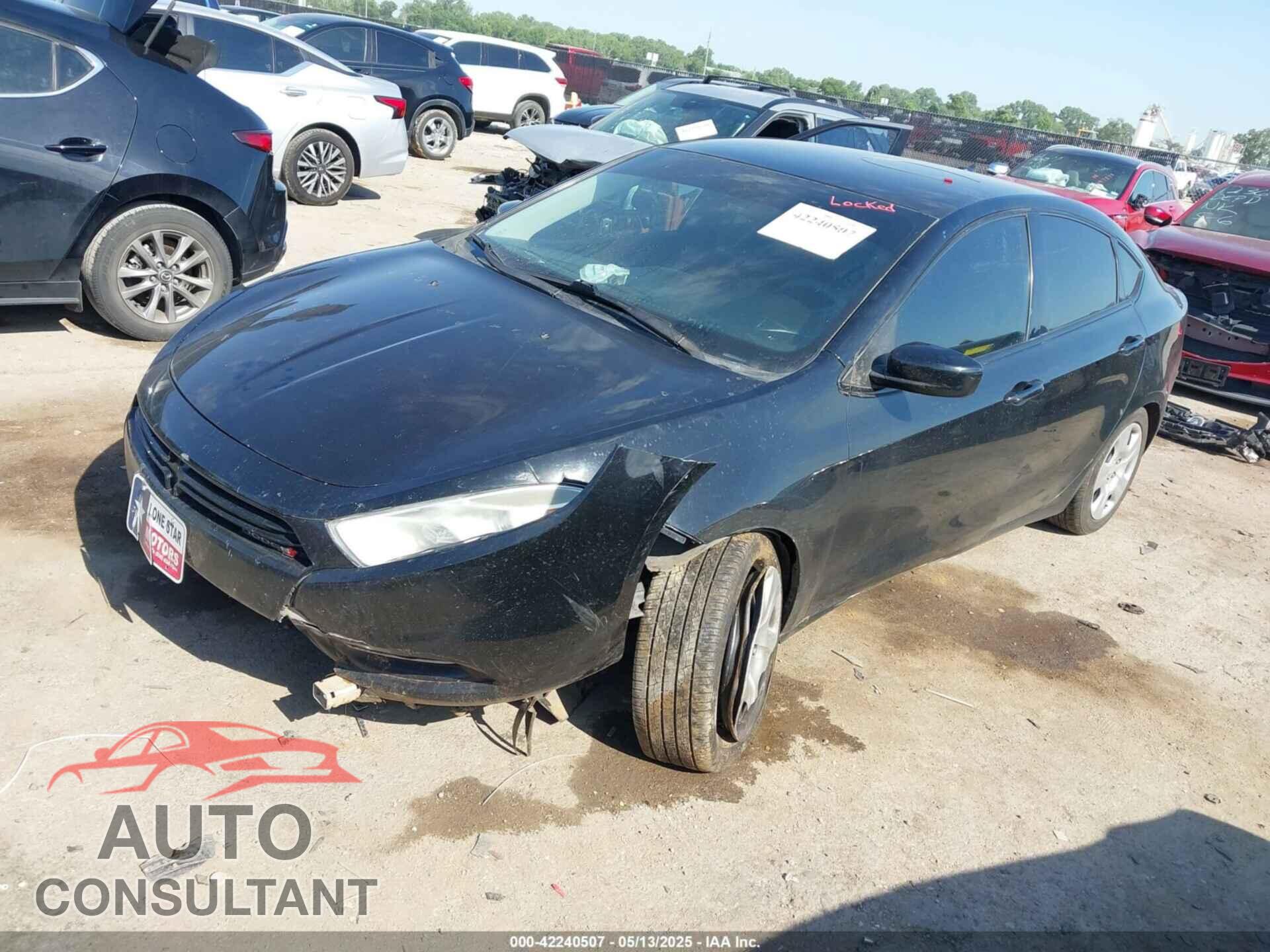 DODGE DART 2016 - 1C3CDFAA3GD539571