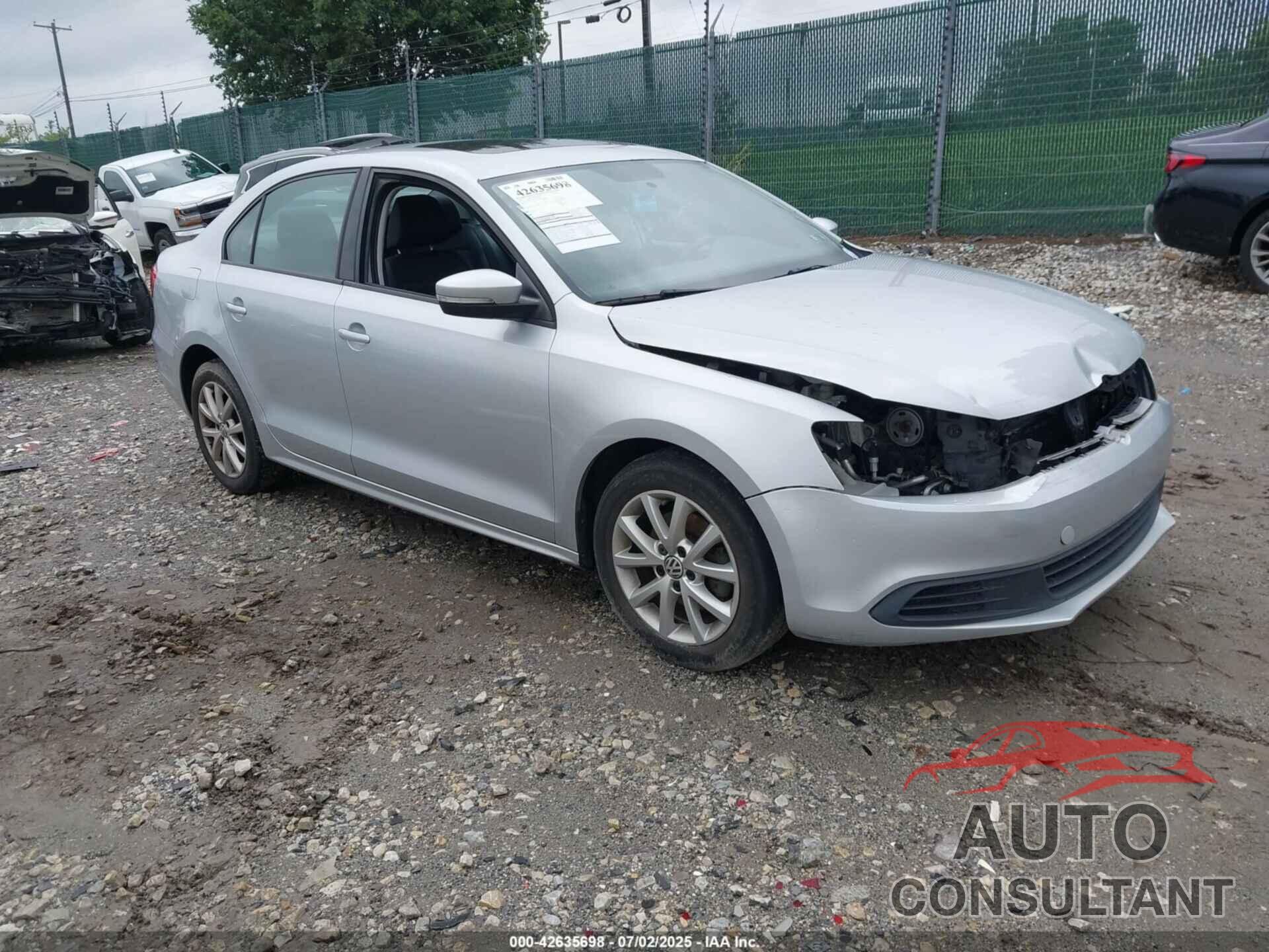 VOLKSWAGEN JETTA 2012 - 3VWDP7AJ3CM414546