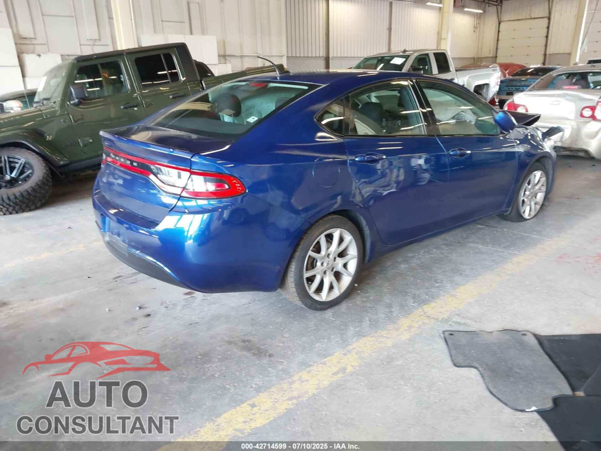 DODGE DART 2013 - 1C3CDFBA6DD345708