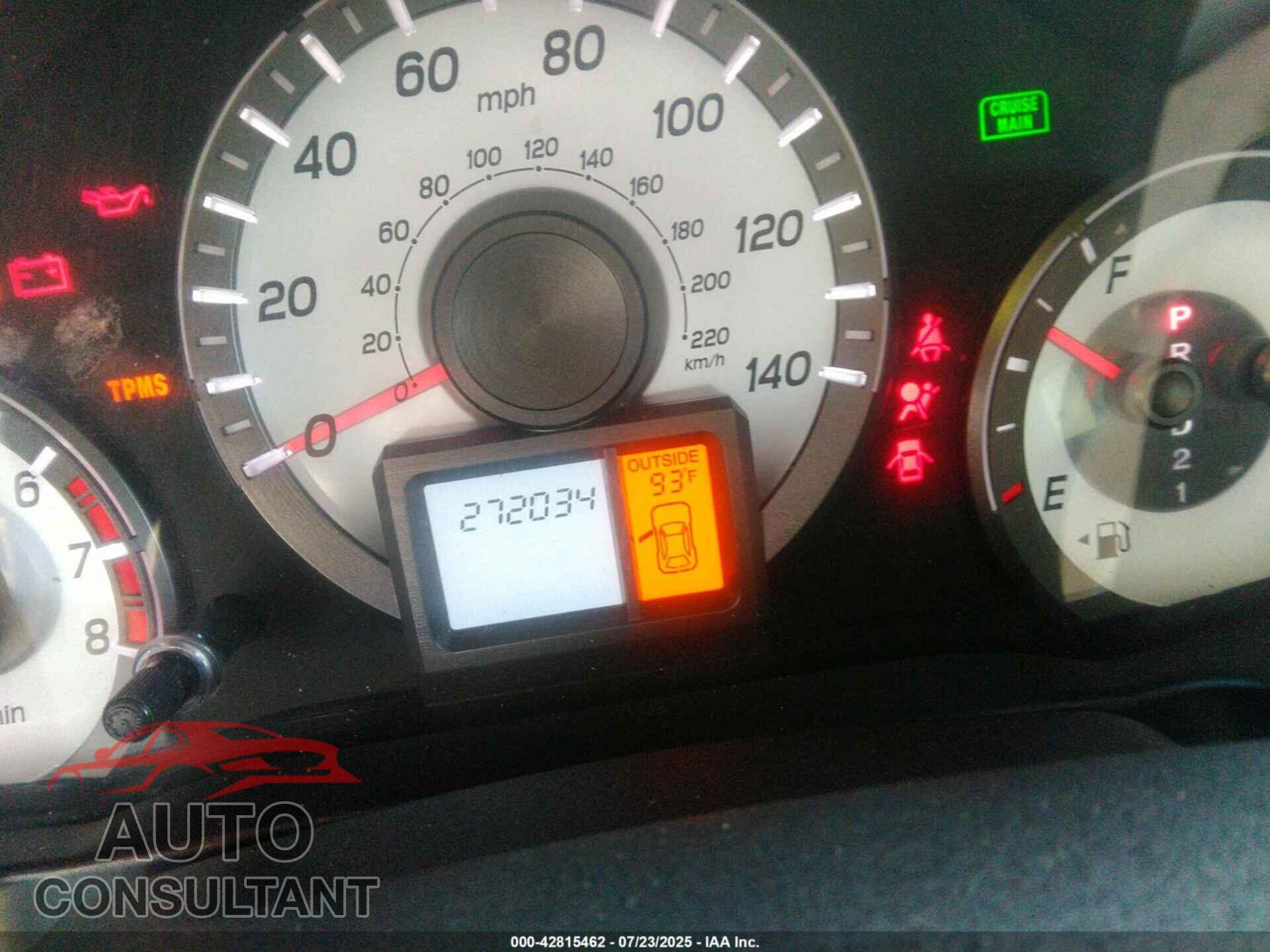 HONDA PILOT 2012 - 5FNYF3H45CB007039