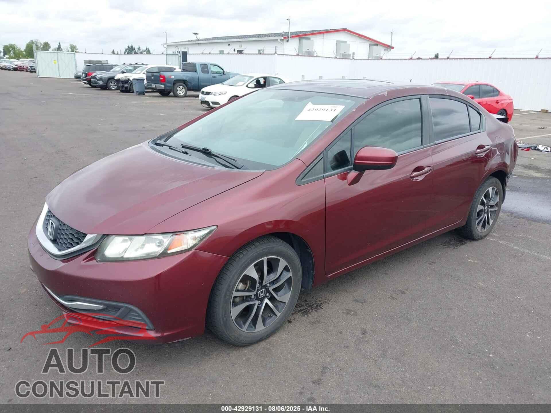 HONDA CIVIC 2014 - 19XFB2F83EE205453