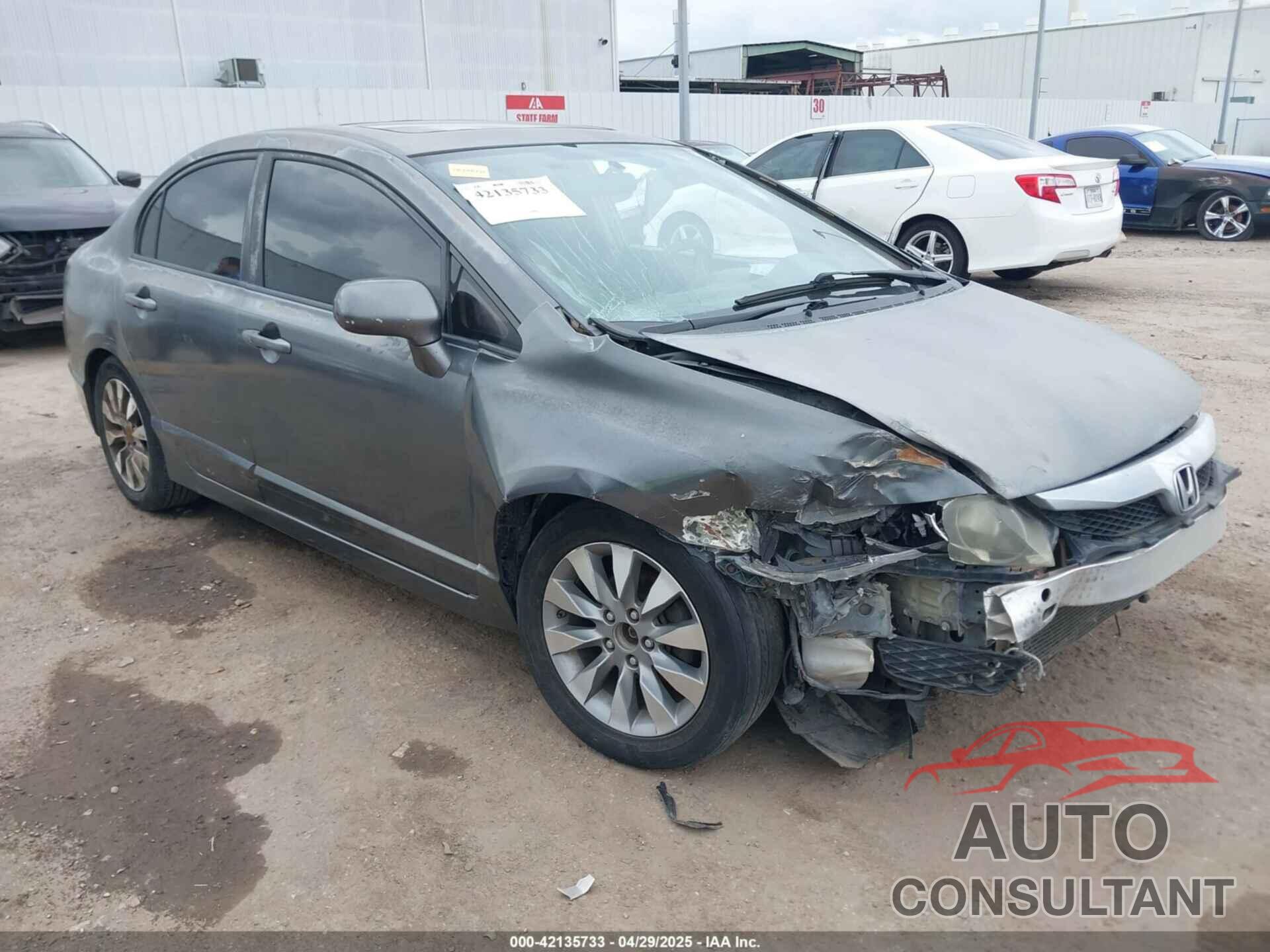HONDA CIVIC 2010 - 2HGFA1F92AH555162