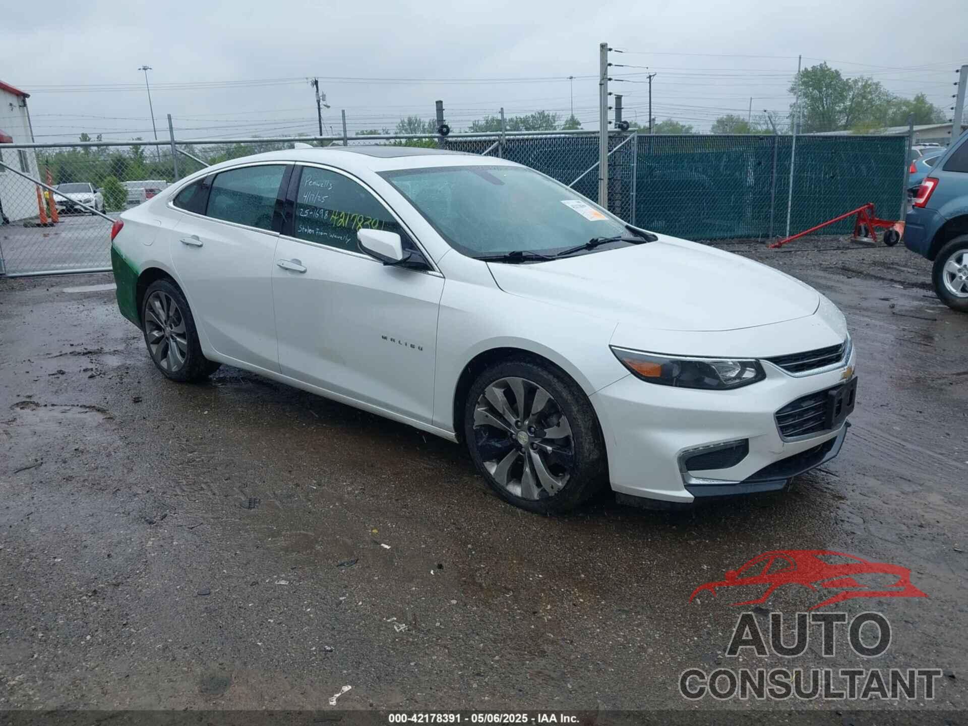 CHEVROLET MALIBU 2016 - 1G1ZH5SX5GF266976