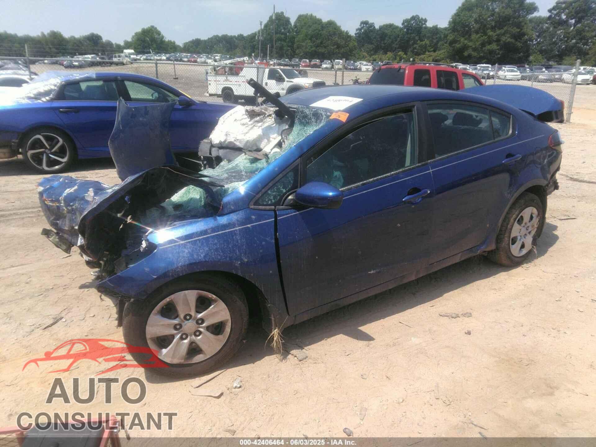 KIA FORTE 2017 - 3KPFK4A74HE139090