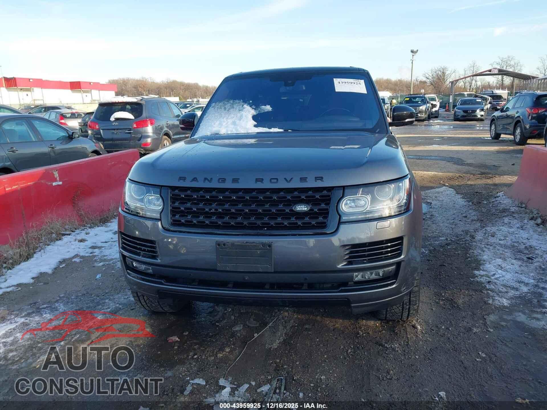 LAND ROVER RANGE ROVER 2016 - SALGS2EF4GA264286