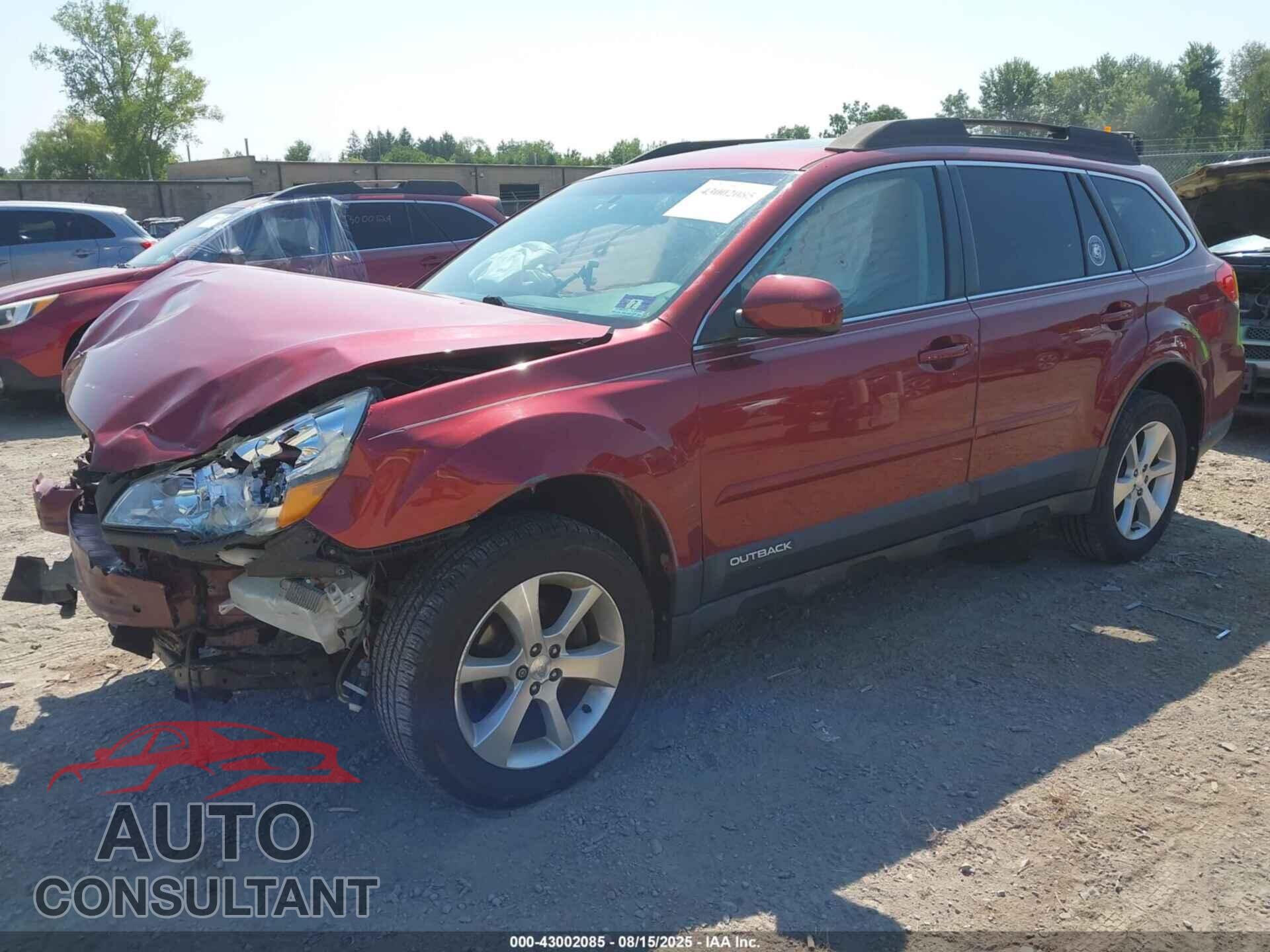 SUBARU OUTBACK 2013 - 4S4BRBKC8D3324721