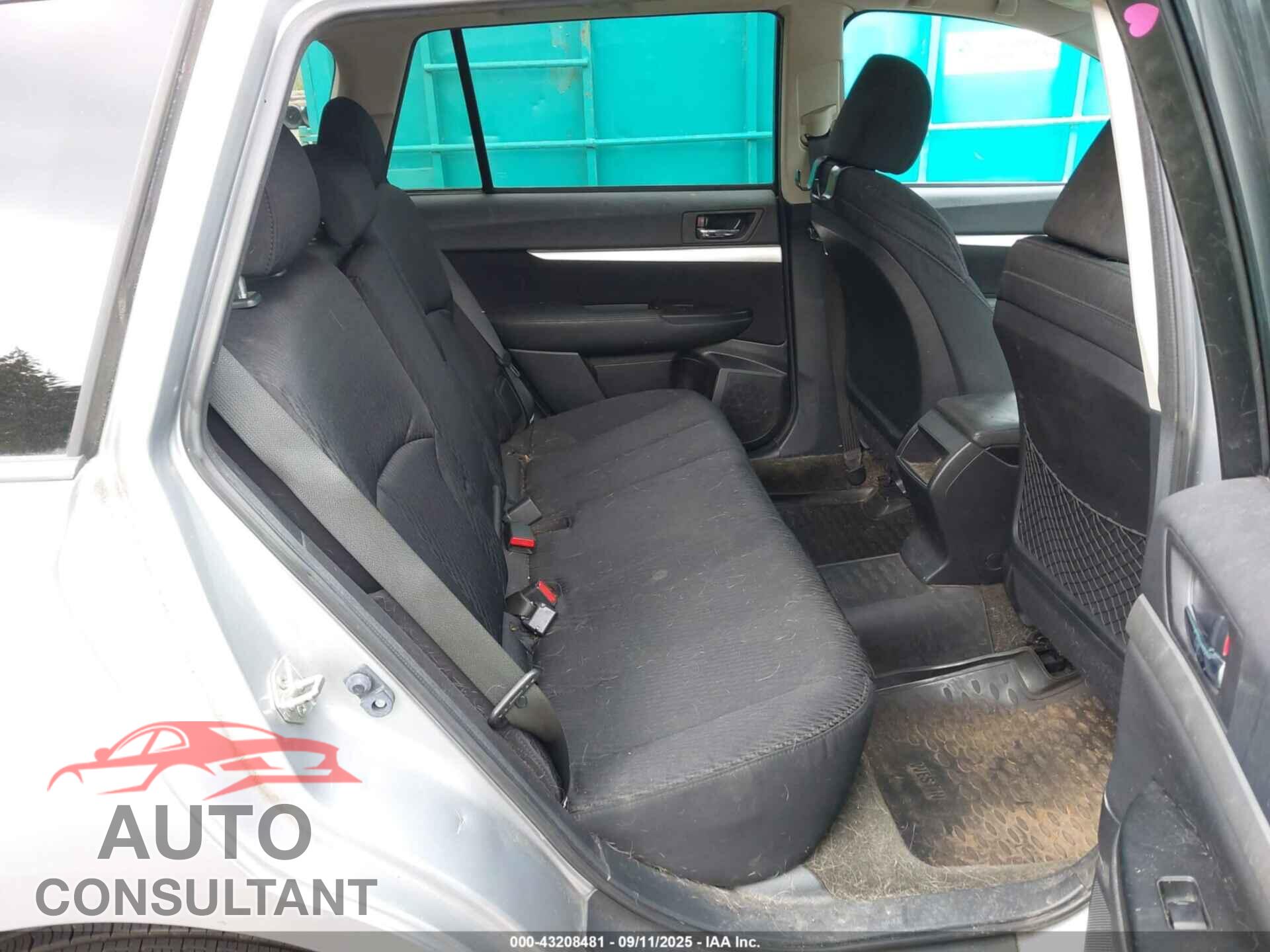SUBARU OUTBACK 2012 - 4S4BRBCC6C3216269