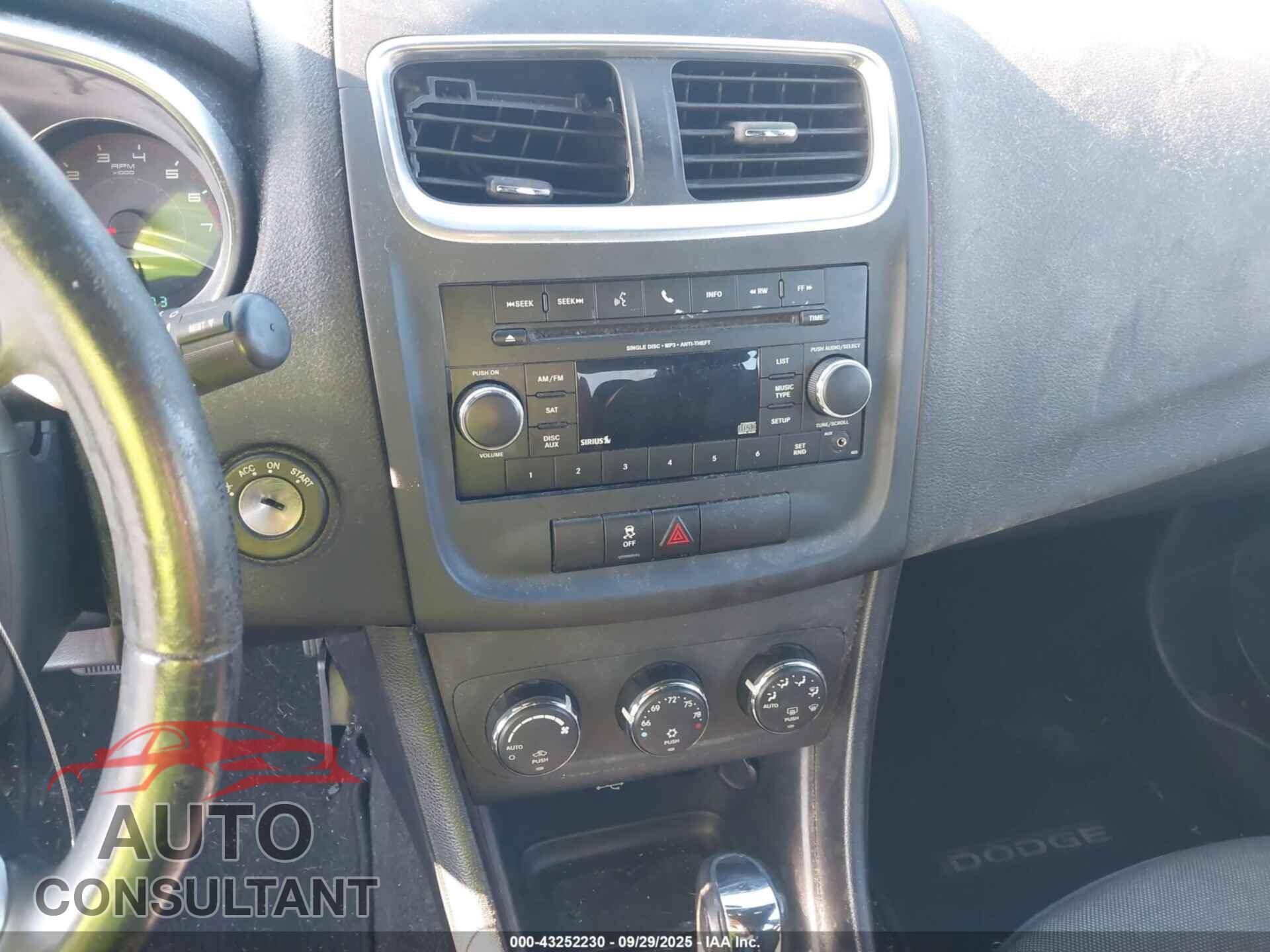 DODGE AVENGER 2013 - 1C3CDZCB7DN768204