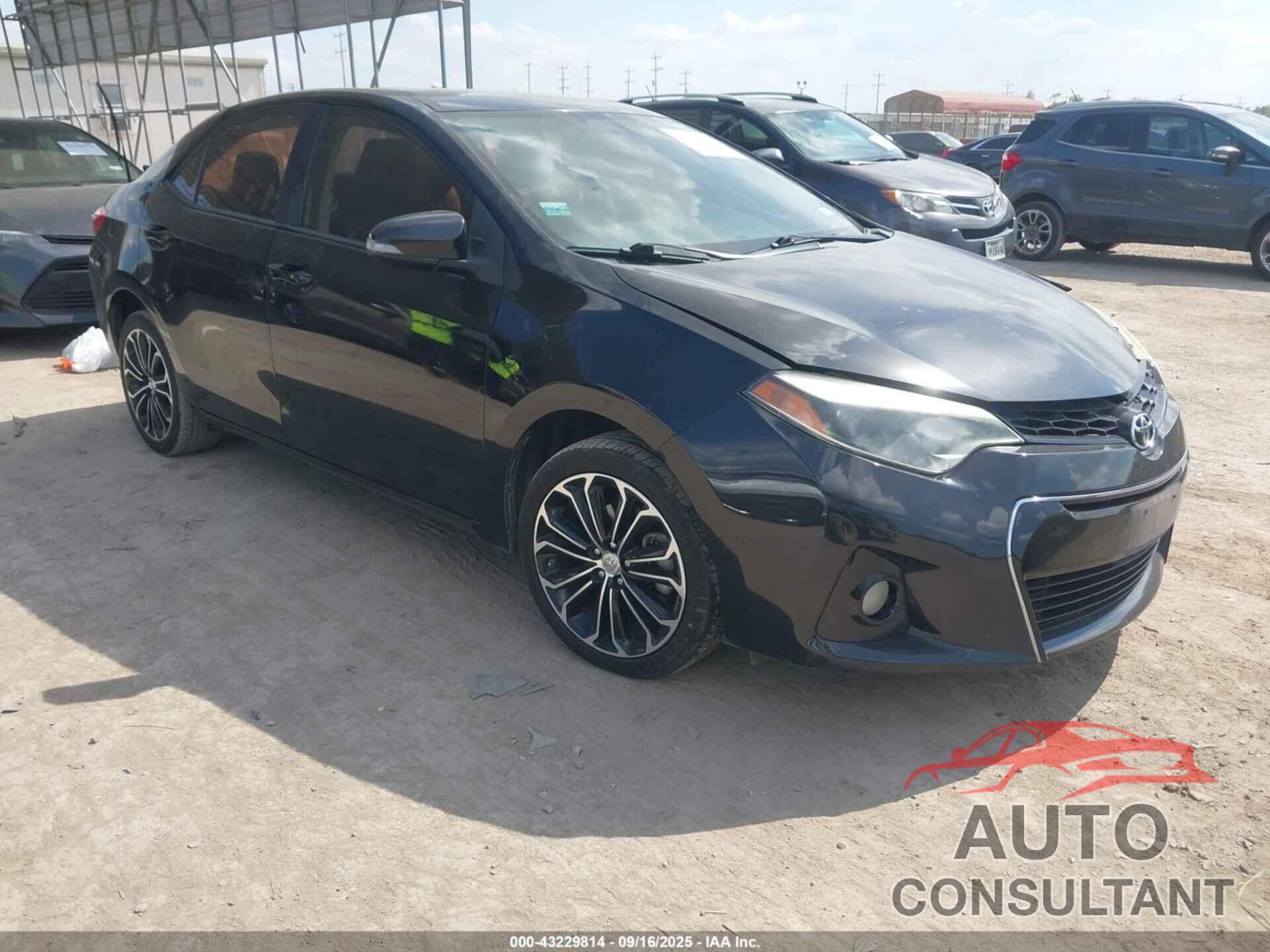 TOYOTA COROLLA 2015 - 5YFBURHEXFP199011