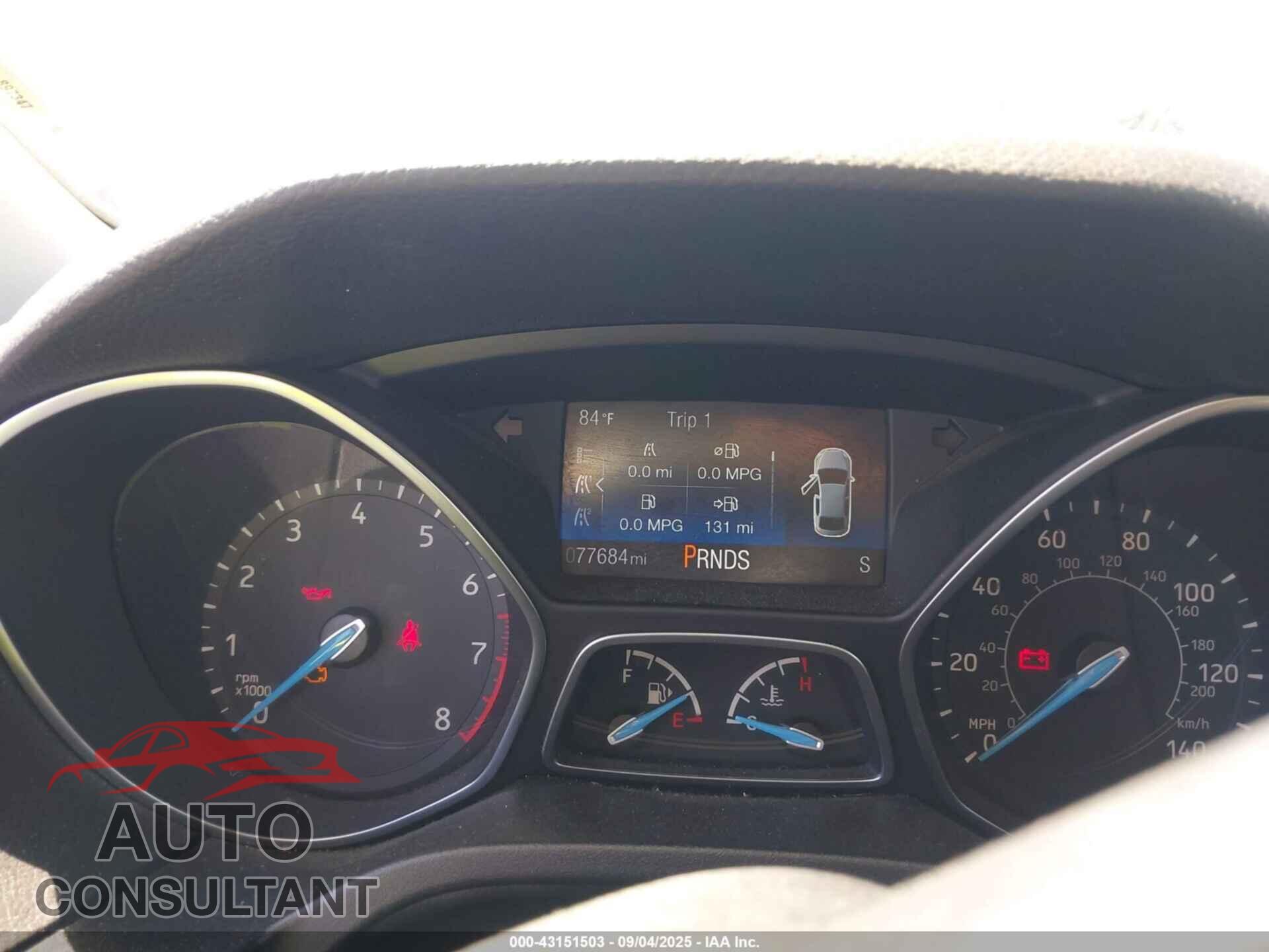 FORD FOCUS 2017 - 1FADP3FEXHL285095
