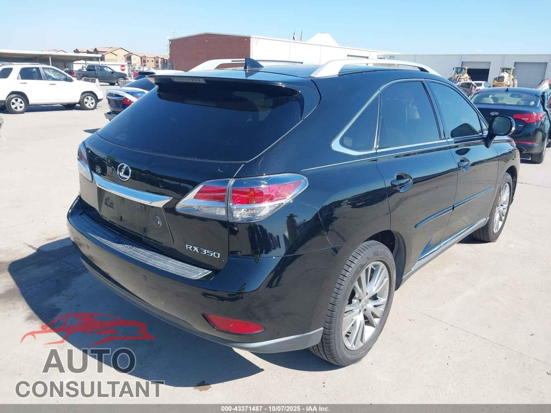 LEXUS RX 350 2014 - 2T2ZK1BA3EC138363