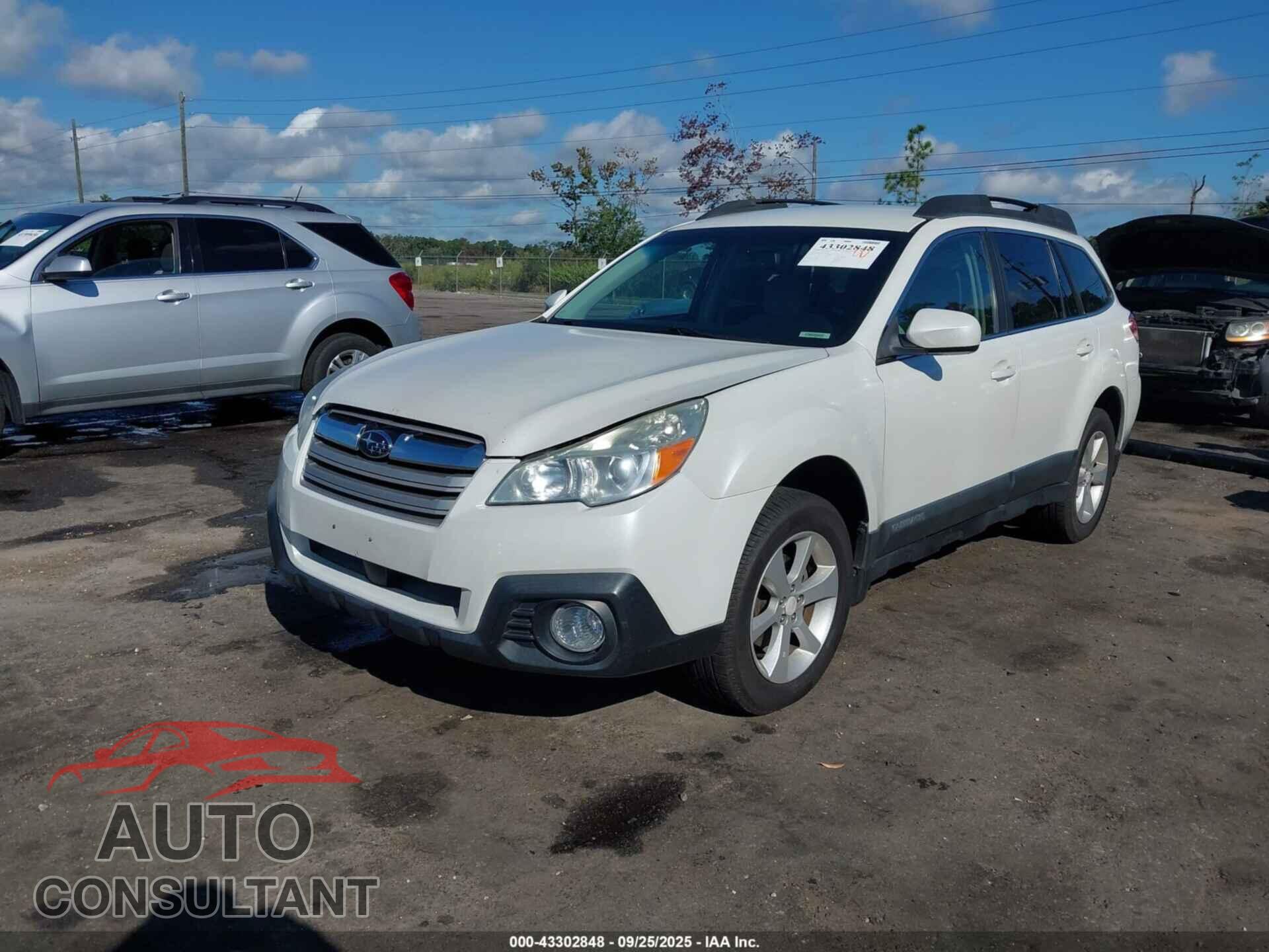 SUBARU OUTBACK 2014 - 4S4BRBCC8E3205129