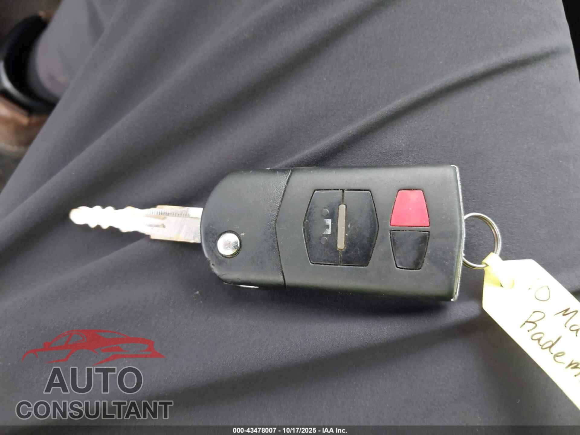 MAZDA MAZDA3 2010 - JM1BL1S58A1303473
