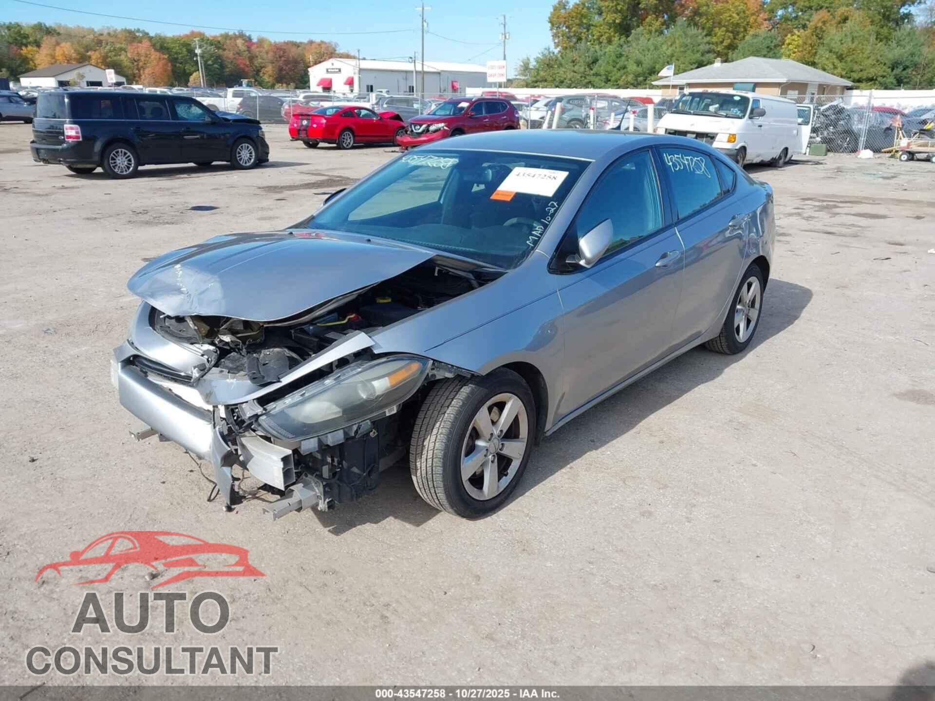 DODGE DART 2015 - 1C3CDFBB3FD363207
