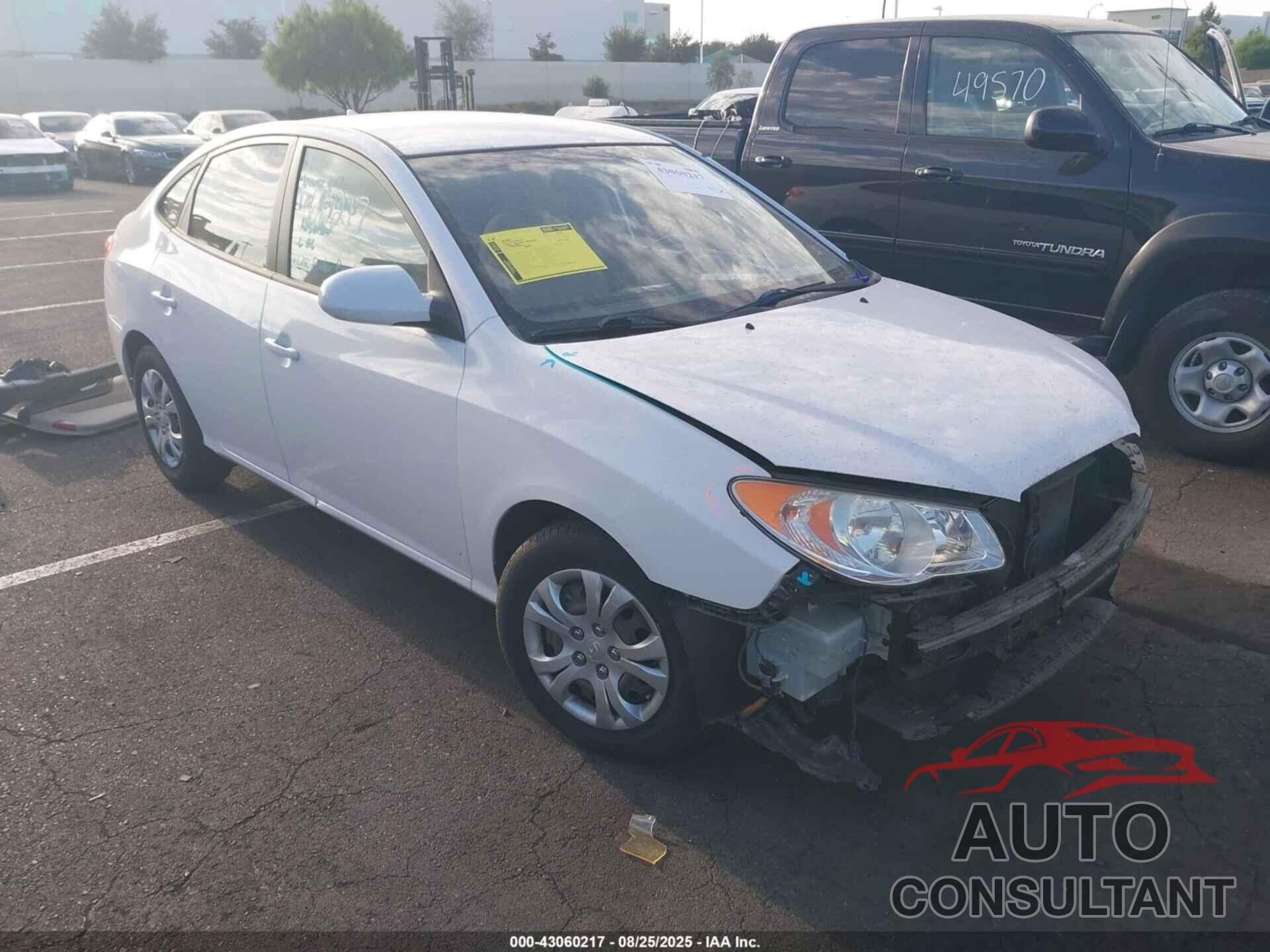 HYUNDAI ELANTRA 2010 - KMHDU4AD9AU198744