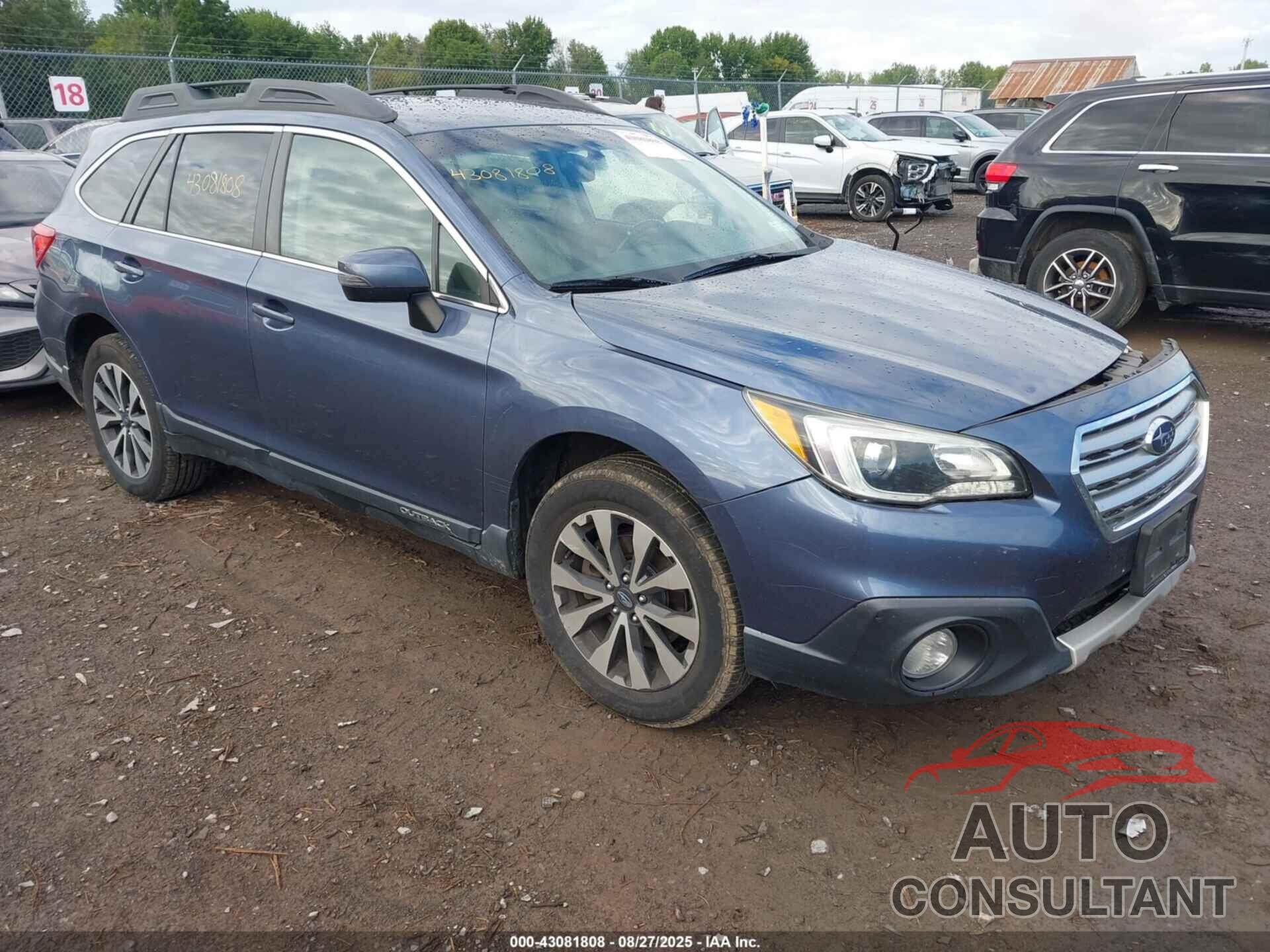 SUBARU OUTBACK 2017 - 4S4BSAKC7H3242127