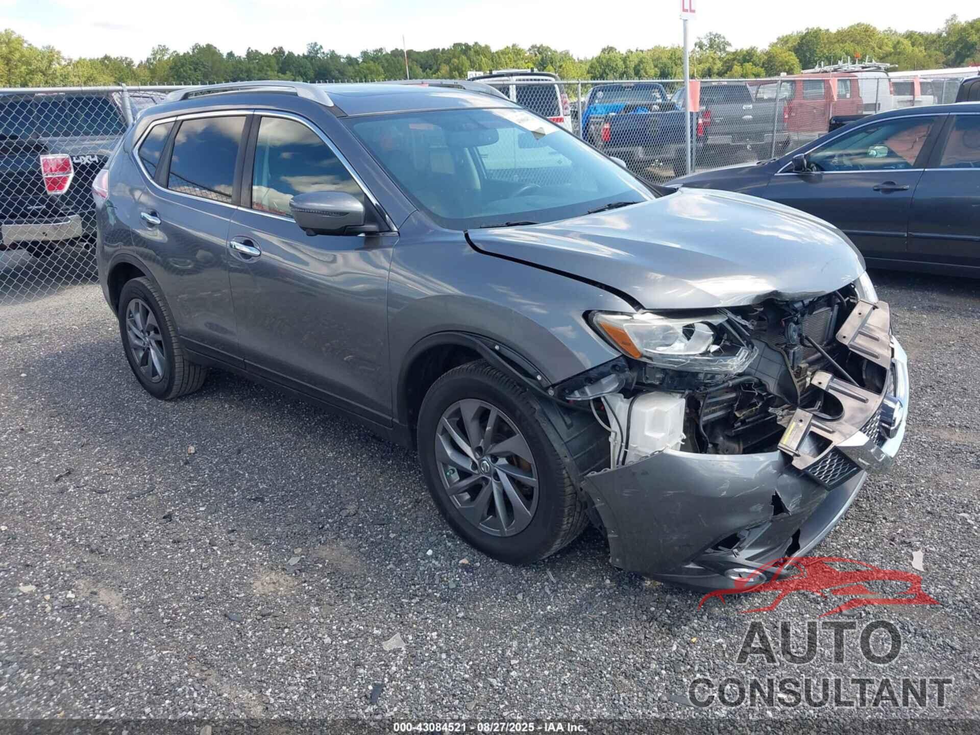 NISSAN ROGUE 2016 - 5N1AT2MVXGC786195