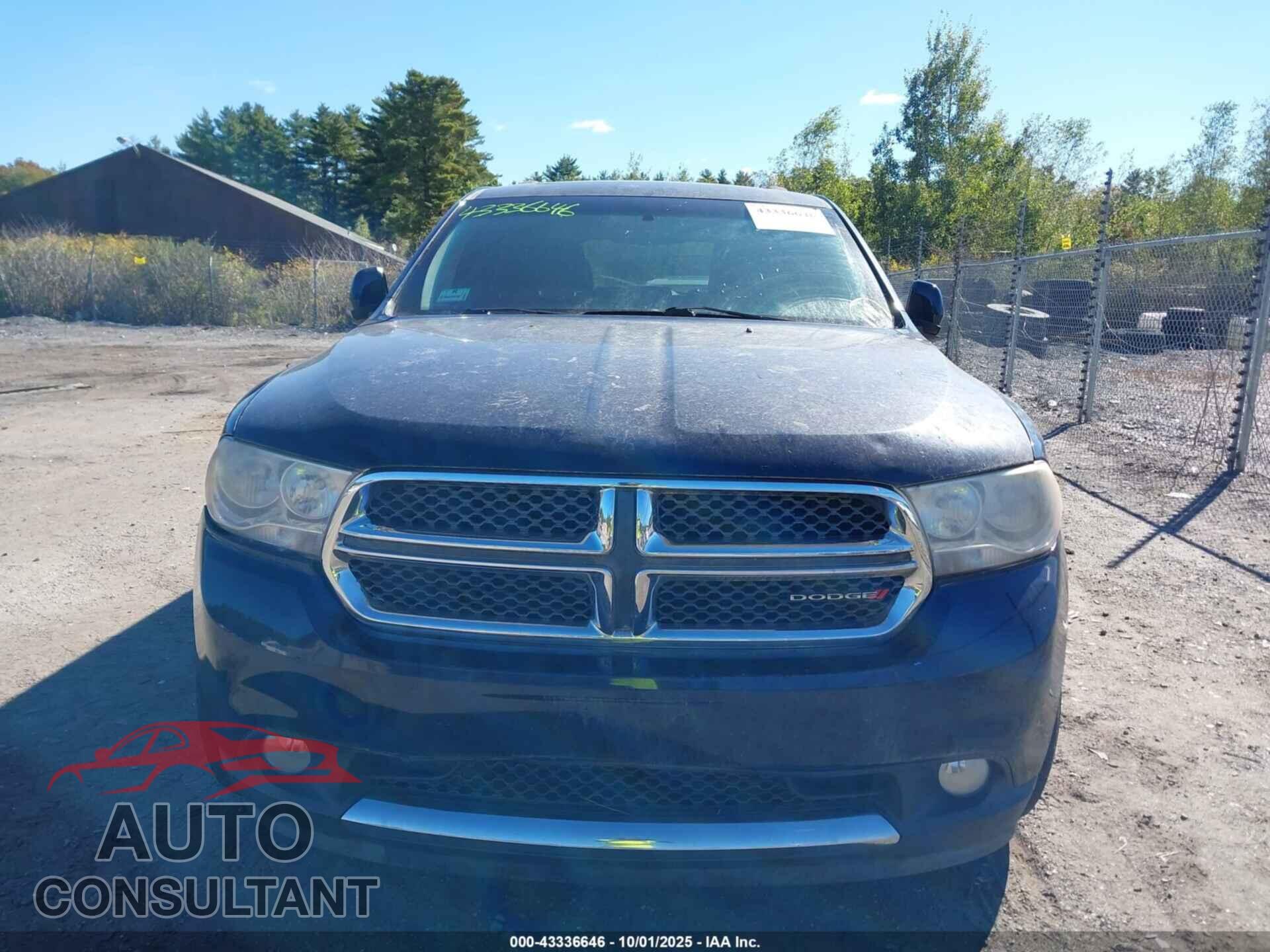 DODGE DURANGO 2012 - 1C4RDHDG2CC335765