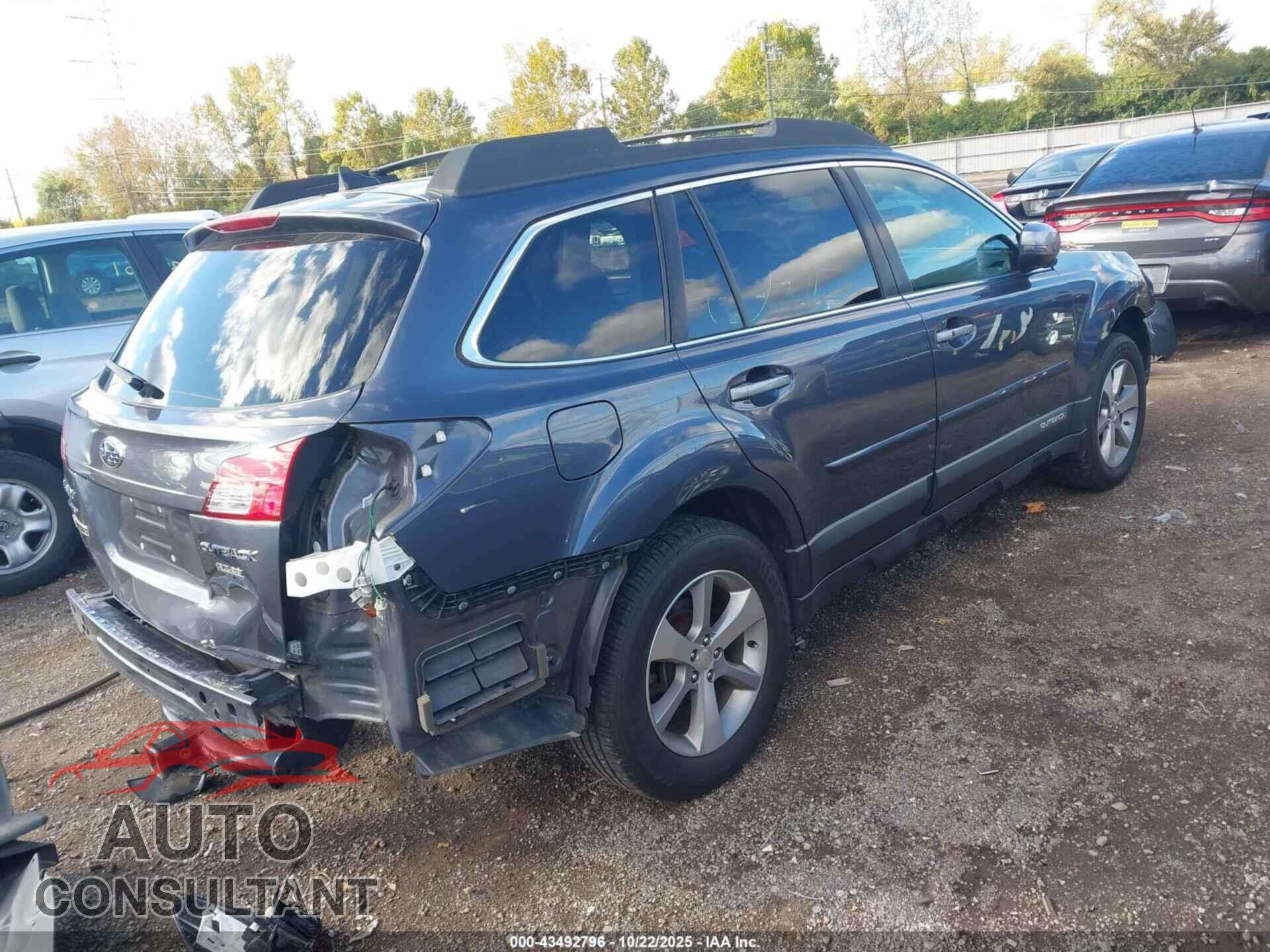 SUBARU OUTBACK 2014 - 4S4BRBPC3E3207459