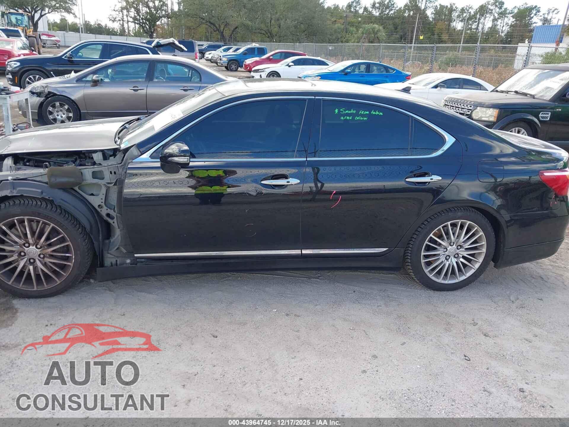 LEXUS LS 460 2012 - JTHBL5EF0C5111227