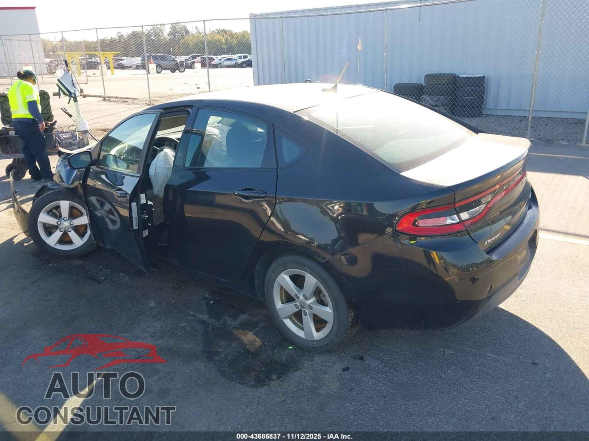 DODGE DART 2015 - 1C3CDFBB7FD315015