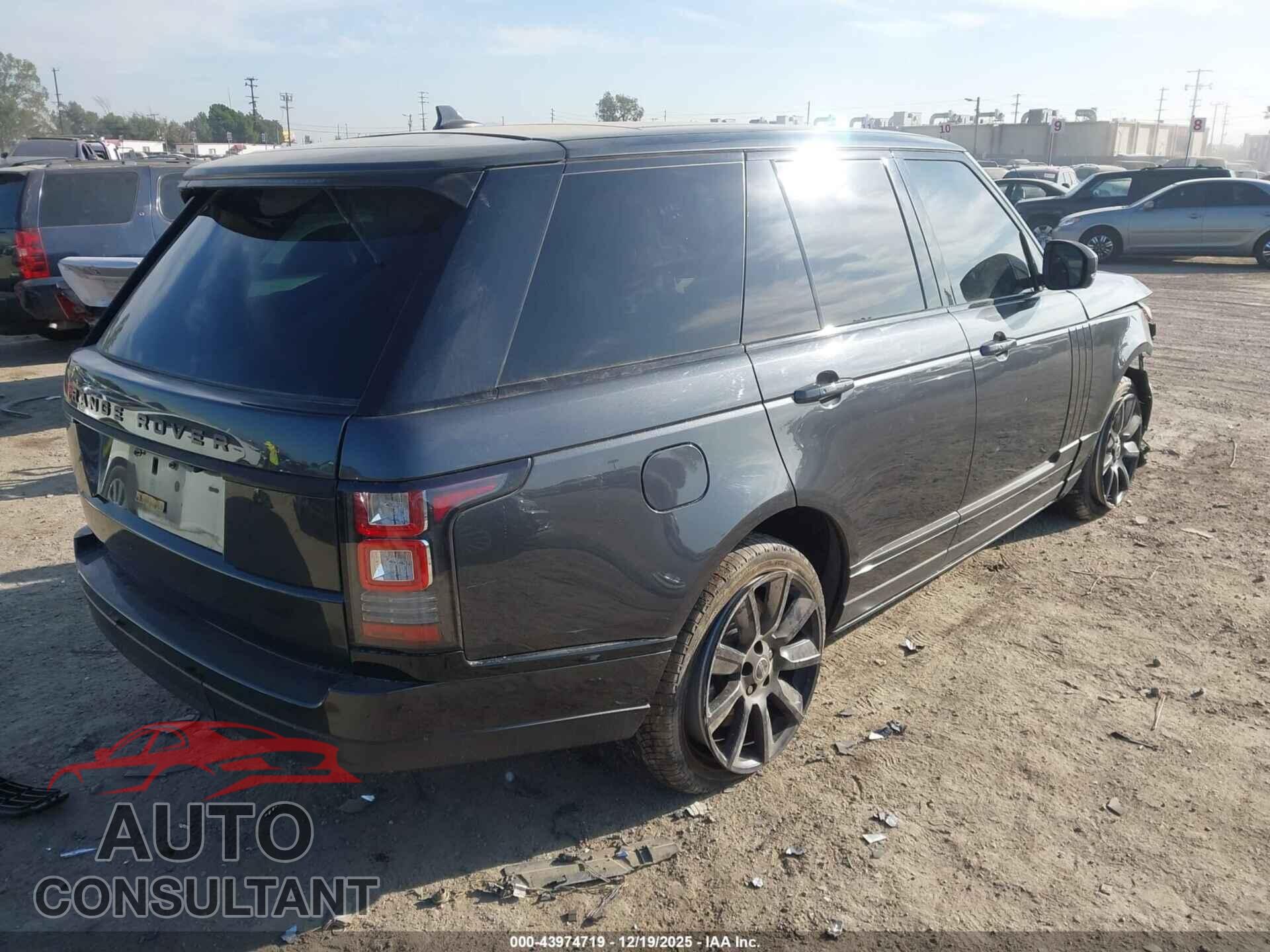 LAND ROVER RANGE ROVER 2016 - SALGS2EF4GA295098