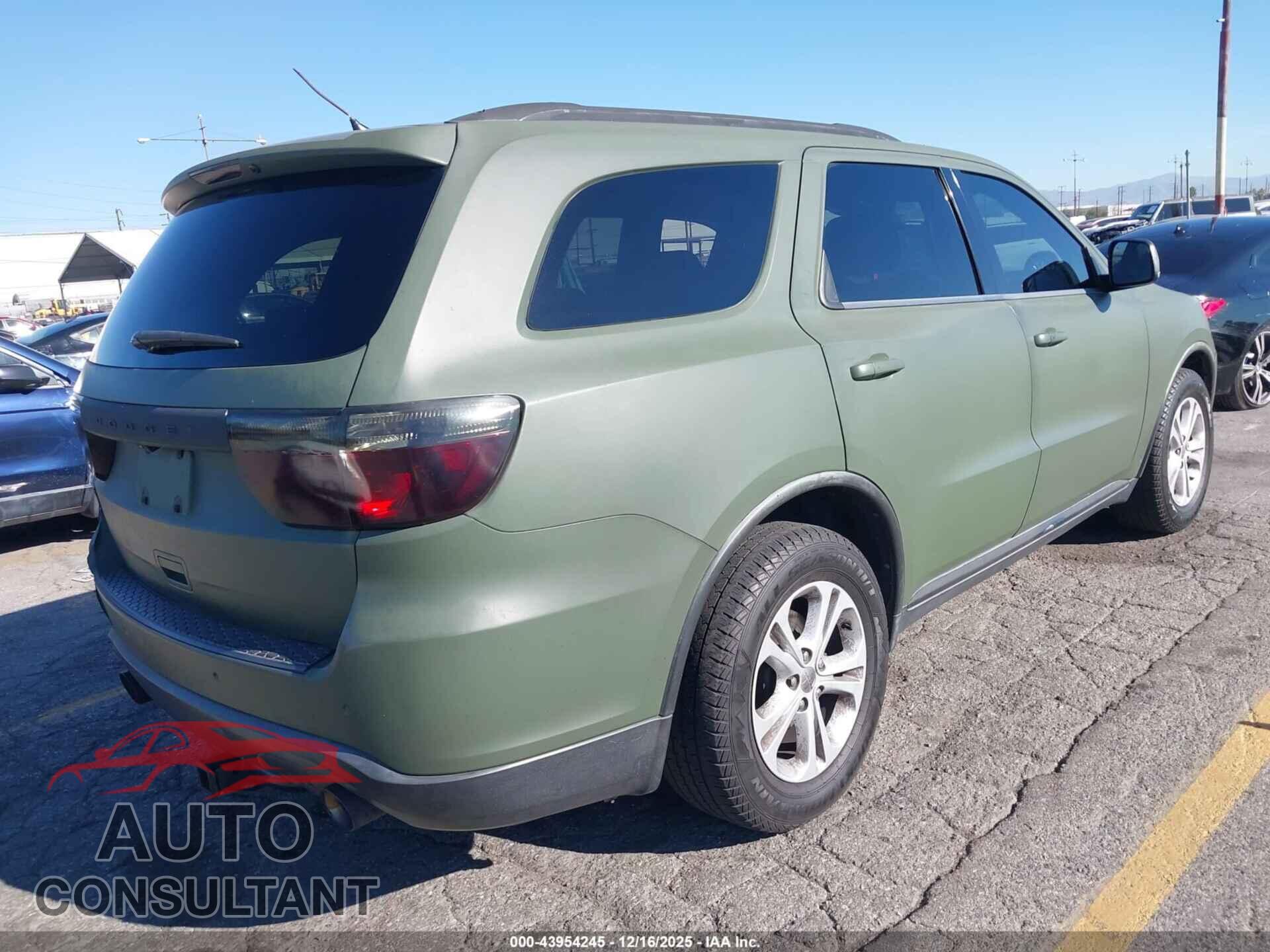 DODGE DURANGO 2011 - 1D4RD4GG7BC720275