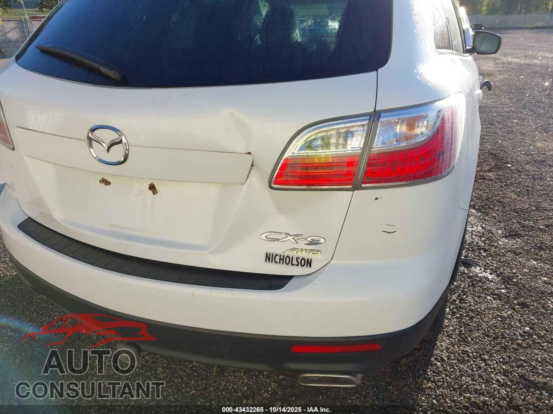 MAZDA CX-9 2012 - JM3TB3CA5C0355352