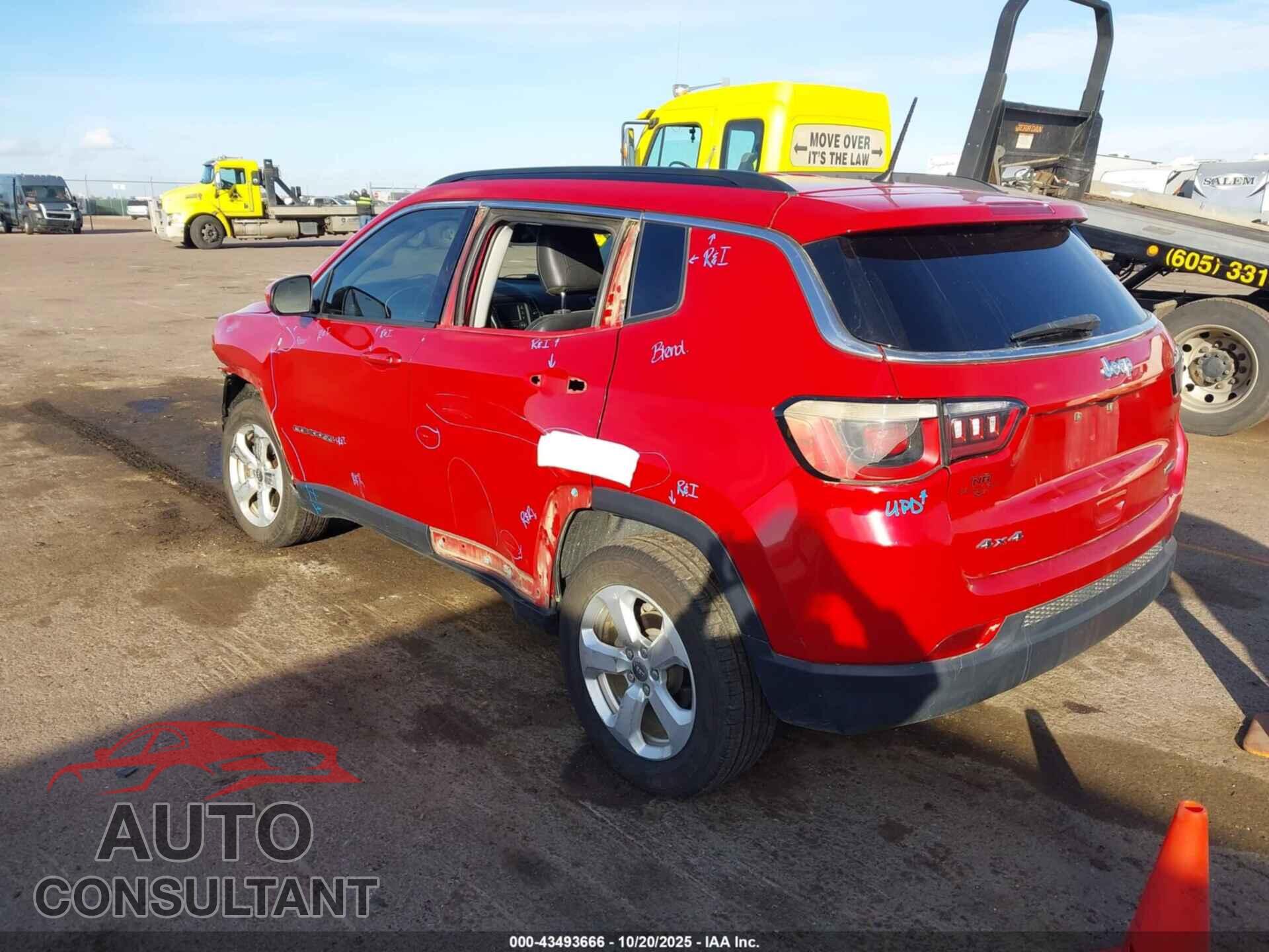 JEEP NEW COMPASS 2017 - 3C4NJDBB1HT674701
