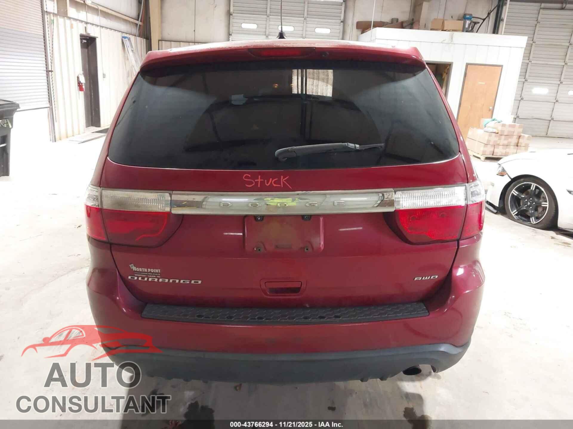 DODGE DURANGO 2013 - 1C4RDJAG9DC535734